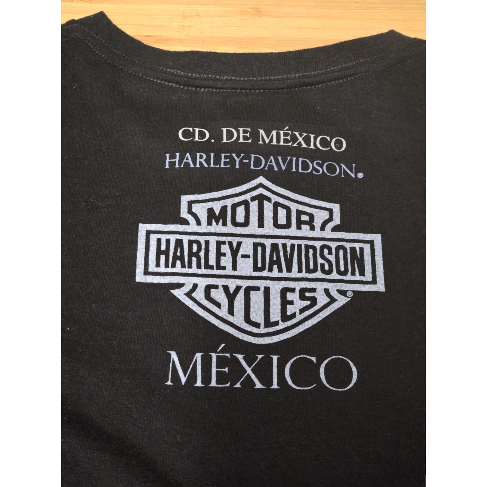 Harley Davidson Harley-Davidson Shirt Womens Medium Black Bar Shield Mexico Biker Motorcycle Tee Size M / US 6-8 / IT 42-44 - 5 Thumbnail