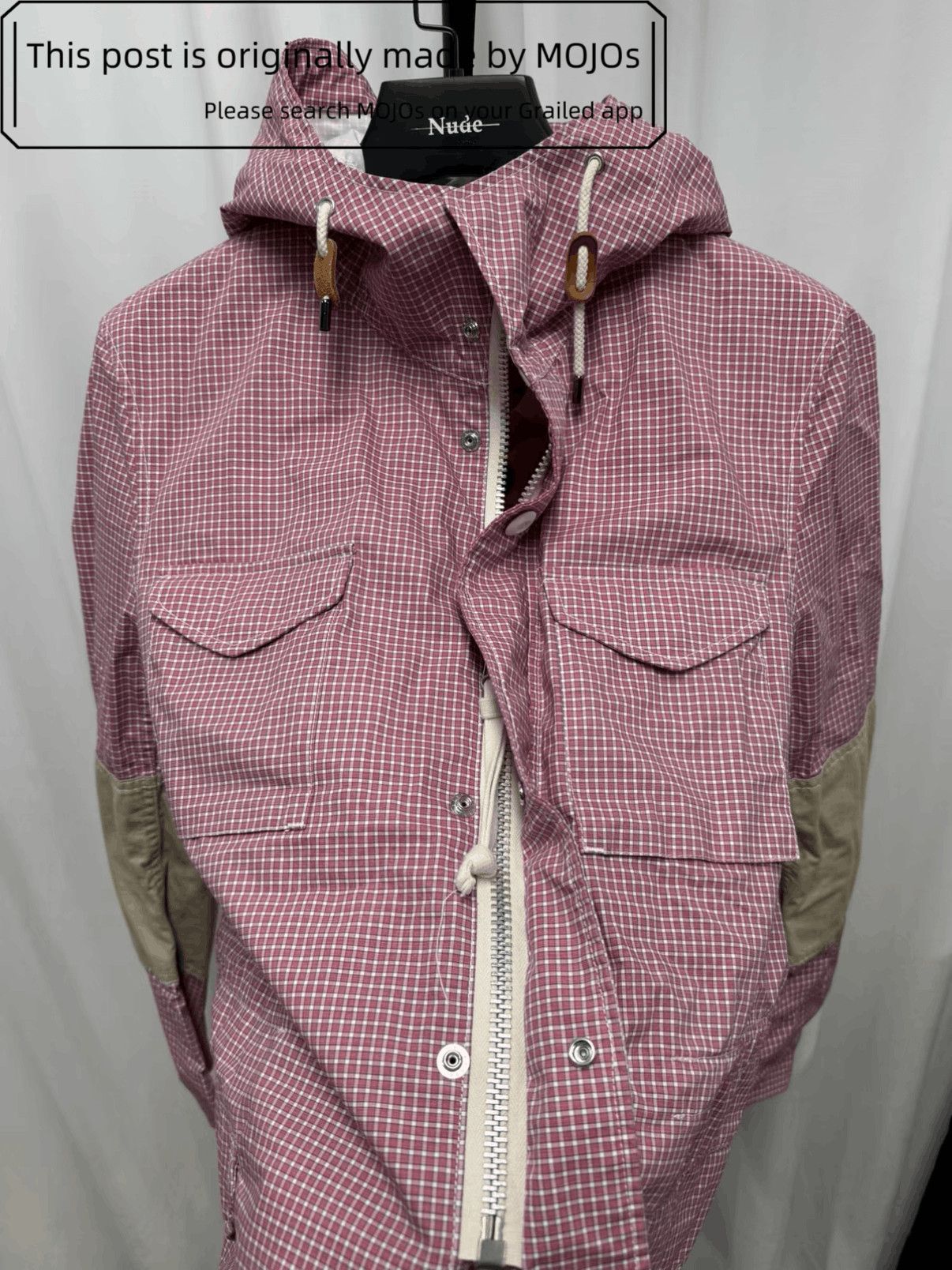 Junya Watanabe Junya Watanabe Pink Plaid Mountain Jacket mojos542026 Size US M / EU 48-50 / 2 - 3 Thumbnail