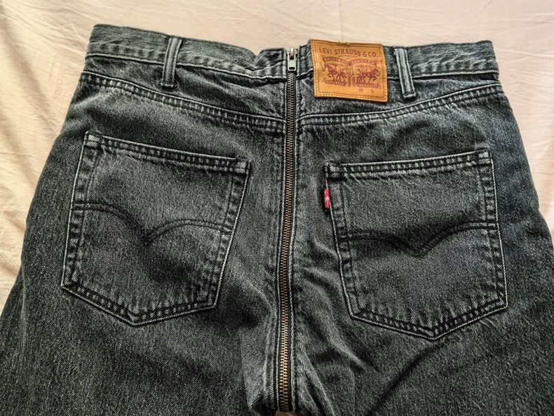 Vetements Vetements SizeM Levis Reversible Zipper Washed Grey-Black J Size US 30 / EU 46 - 3 Thumbnail