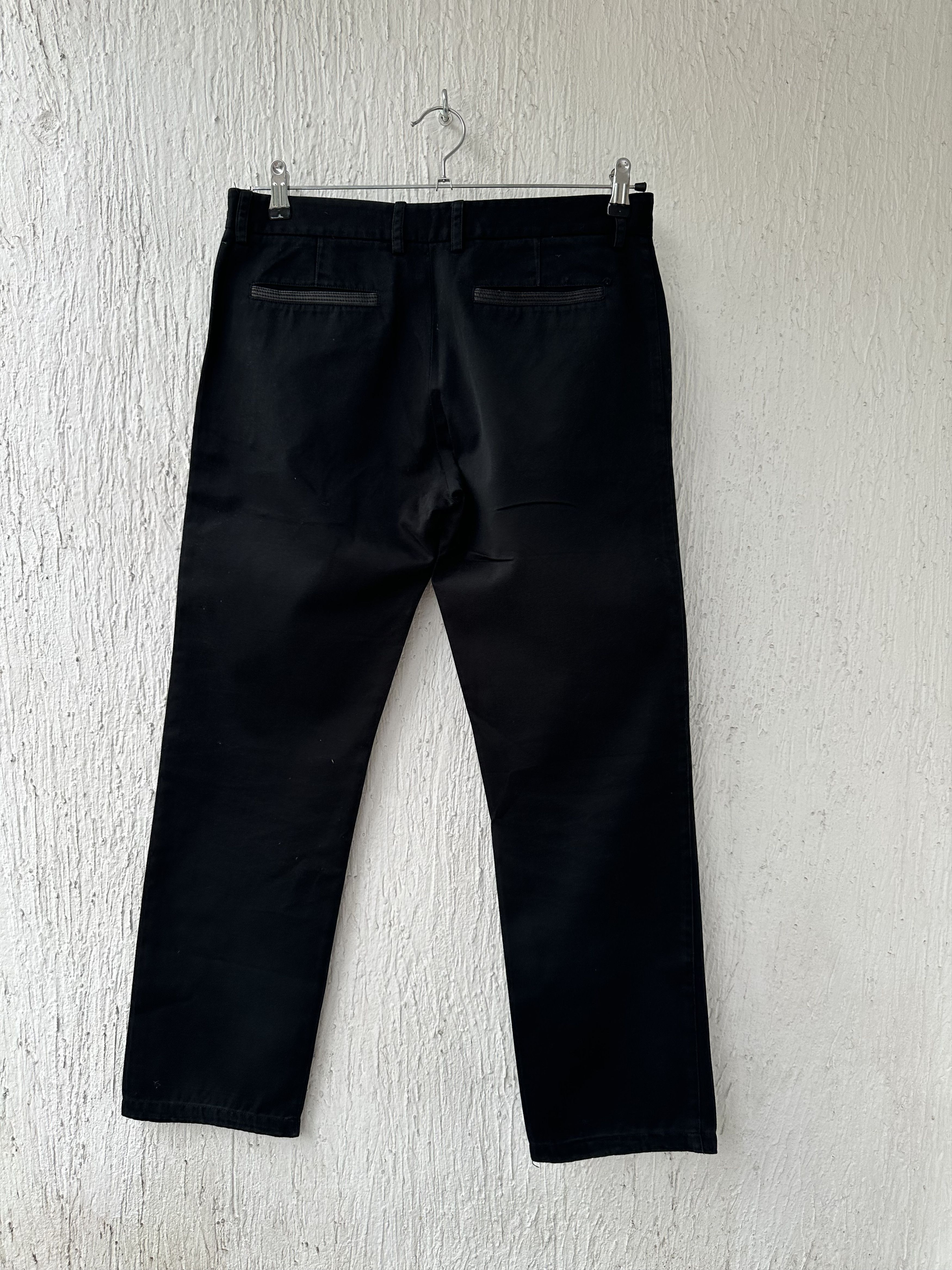Versace mainline leather trim pant Size US 36 / EU 52 - 3 Thumbnail