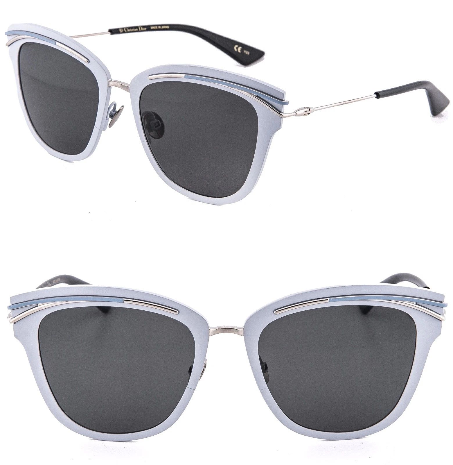 Christian Dior Monsieur CHRISTIAN DIOR SODIOR Silver Blue Metal Sunglasses So Dior Size ONE SIZE - 1 Thumbnail