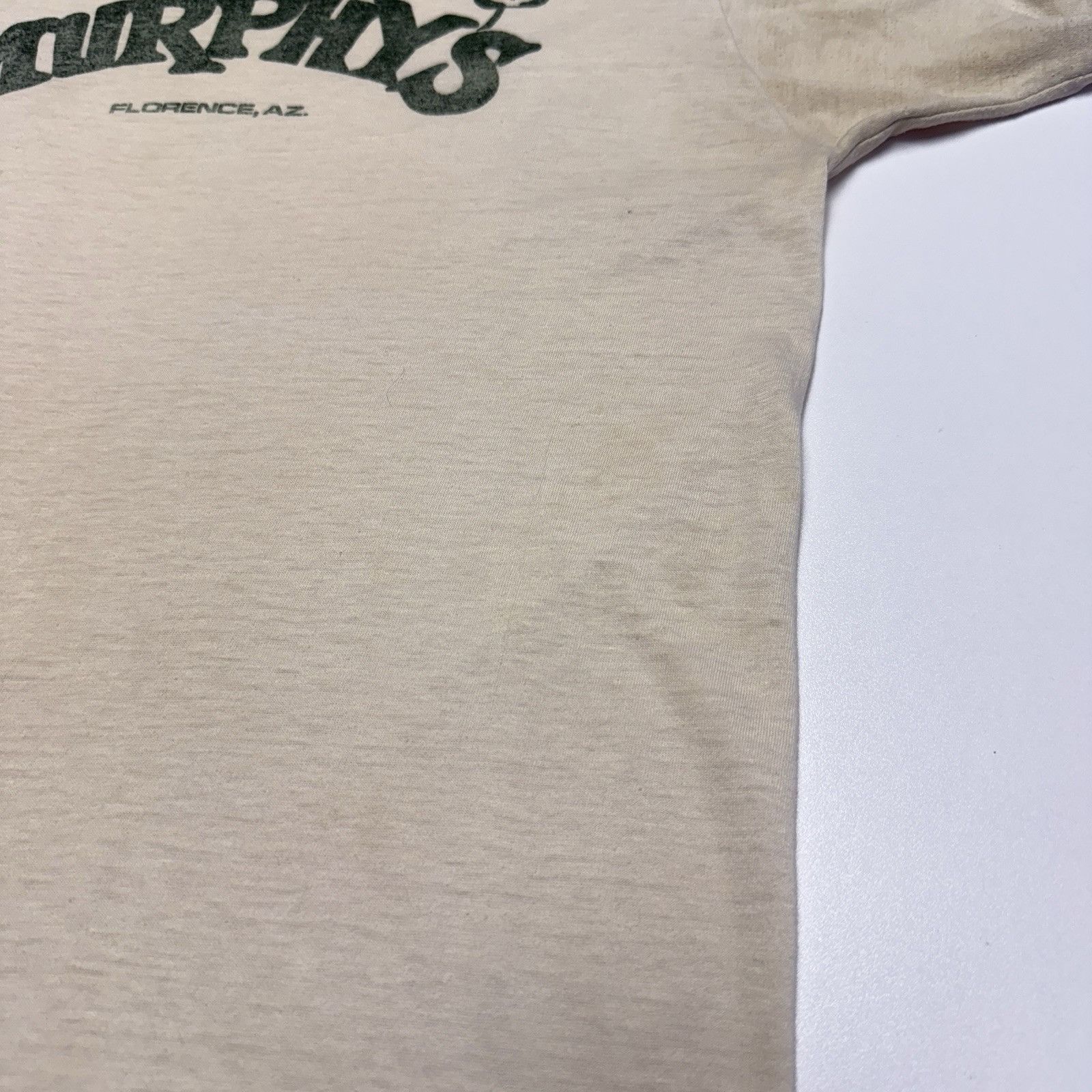 Vintage Vintage 80s Murphys Bar Shirt White Ringer Arizona Tourist Size US M / EU 48-50 / 2 - 9 Thumbnail