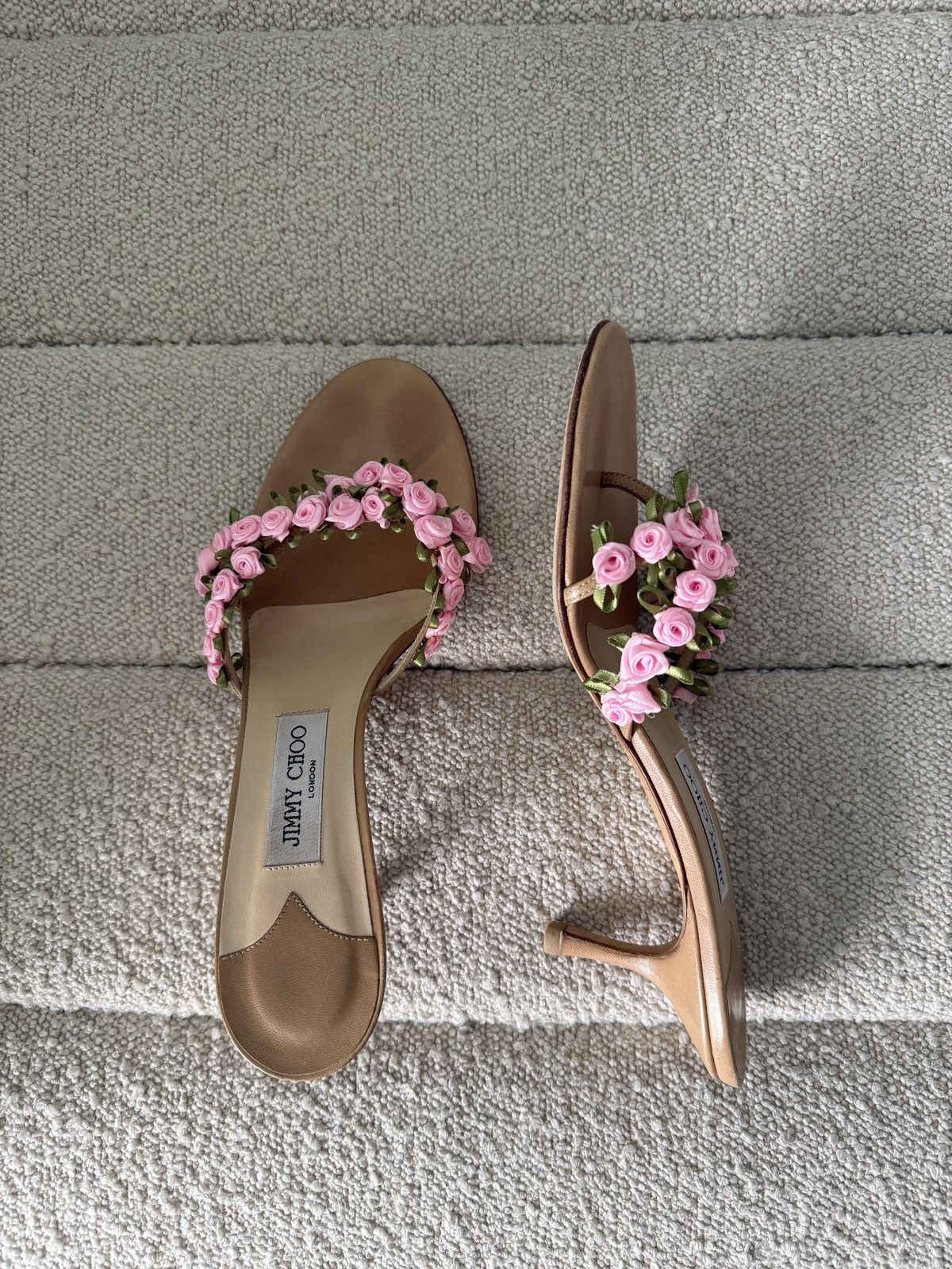 Jimmy Choo Jimmy Choo Roses Sandals Size US 10 / IT 40 - 3 Thumbnail