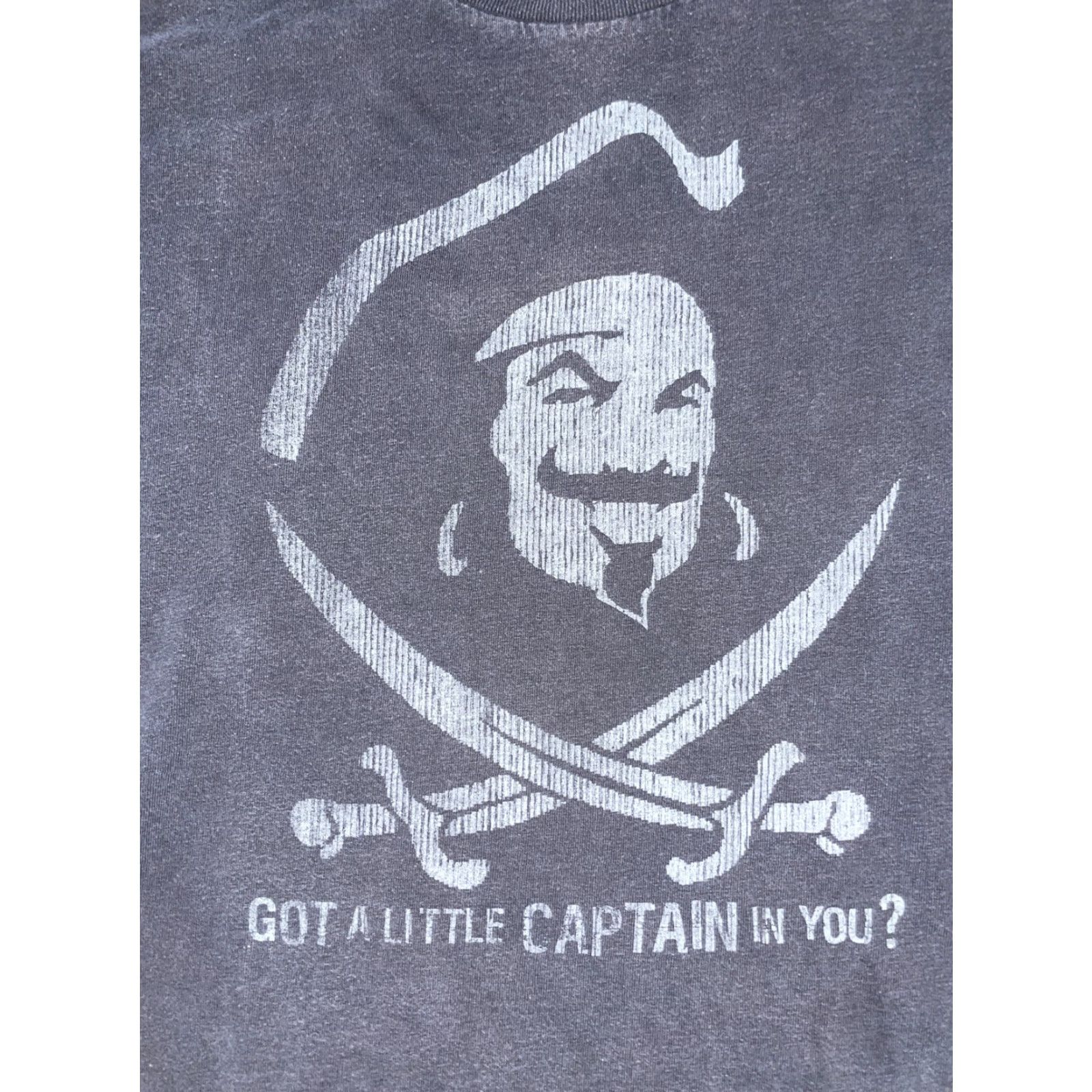 Vintage CAPTAIN MORGAN T-SHIRT GRAPHIC LOGO BLACK MEDIUM UNISEX ADULTS CREW NECK SHORT SLEEVE (Note: ensure no extra spaces) Size US M / EU 48-50 / 2 - 2 Thumbnail