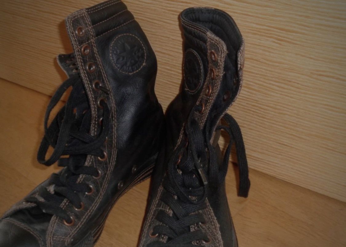 Converse Vintage leather converse all star Size US 5.5 / IT 35.5 - 1 Thumbnail