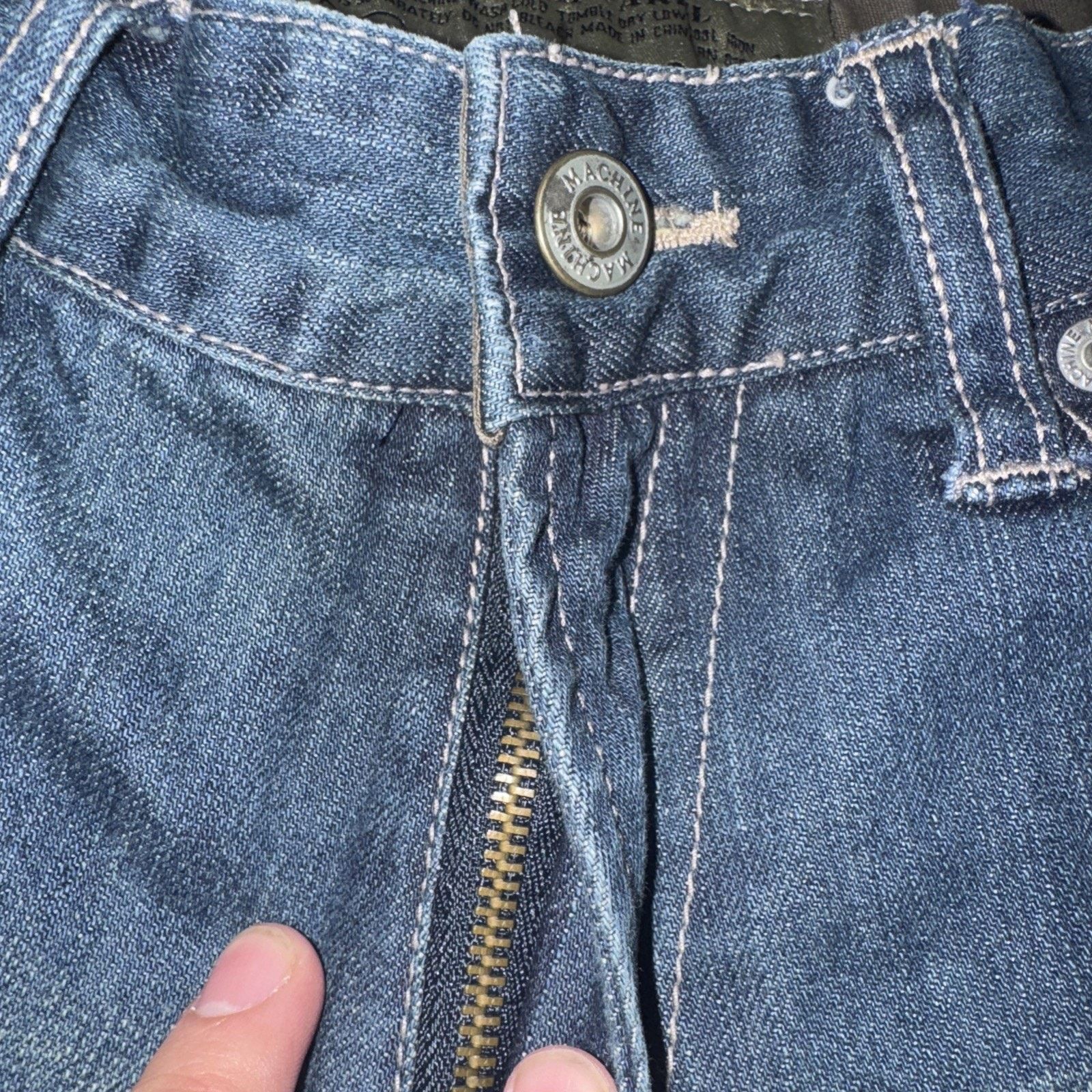 Vintage Machine Clothing Company 30x33 Denim Blue Jeans Size US 30 / EU 46 - 4 Thumbnail
