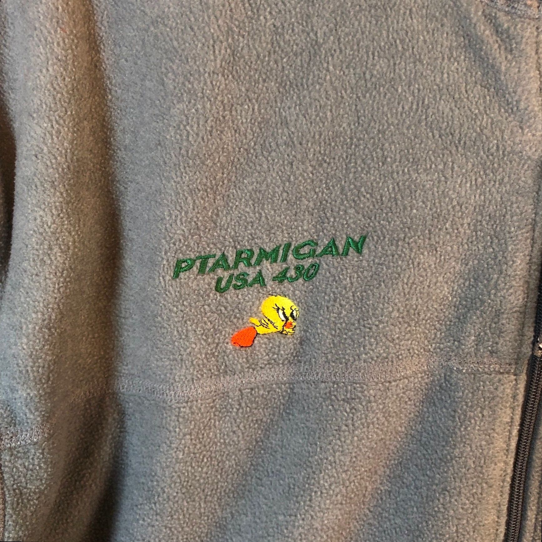 Patagonia VINTAGE Patagonia Jacket Gray Ptarmigan USA Fleece Pullover Full Zip 2XL Mens Size US XXL / EU 58 / 5 - 4 Thumbnail