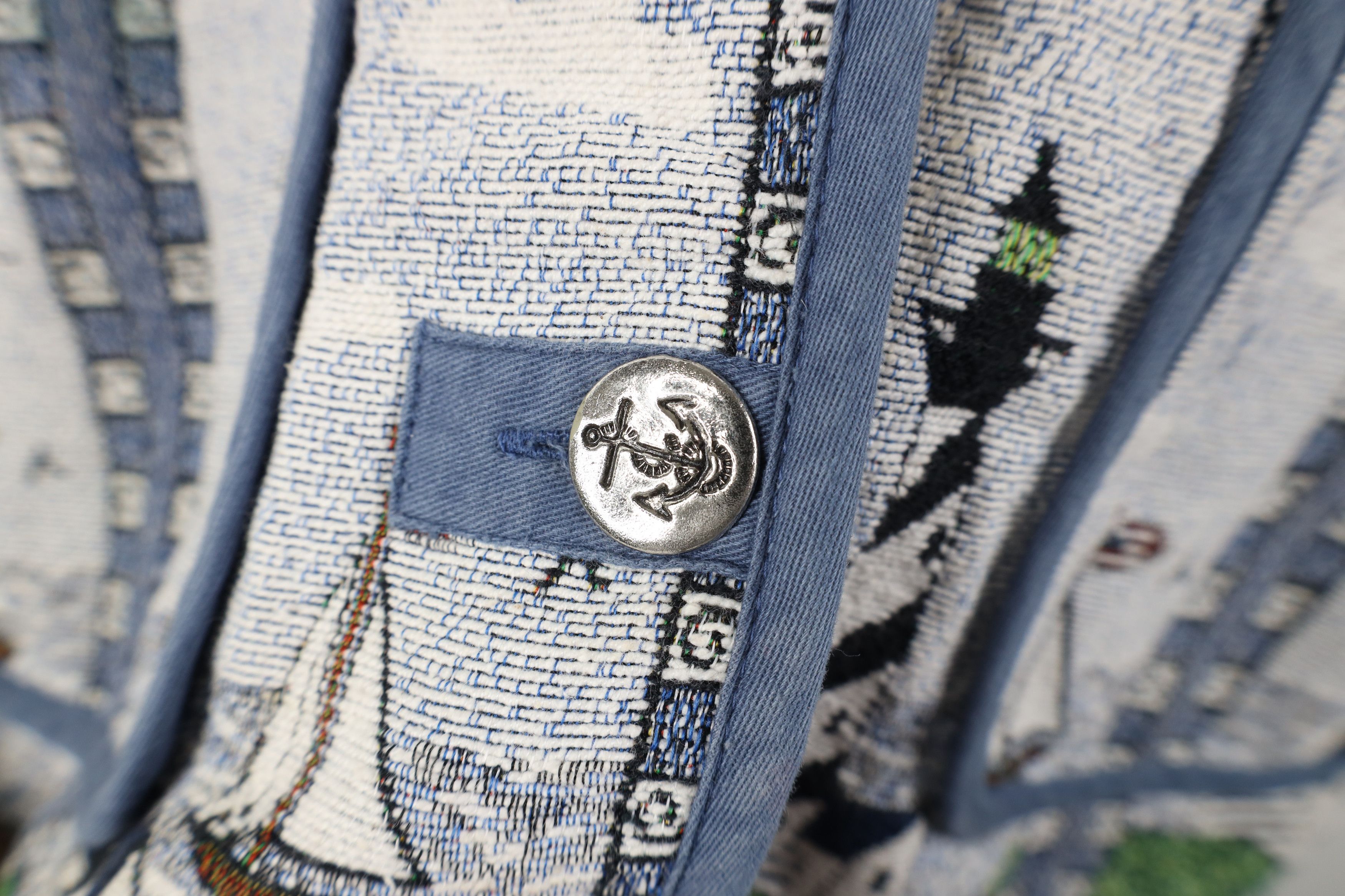 Vintage Vintage 90s Streetwear Lighthouse Needlepoint Jacket Size M / US 6-8 / IT 42-44 - 6 Thumbnail