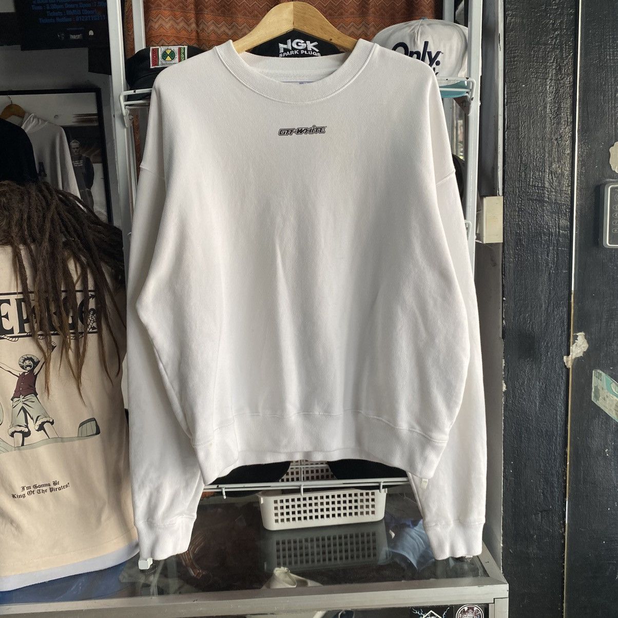 Off-White Off-White Marker Arrows Crewneck Sweatshirt - RARE Size US L / EU 52-54 / 3 - 2 Thumbnail