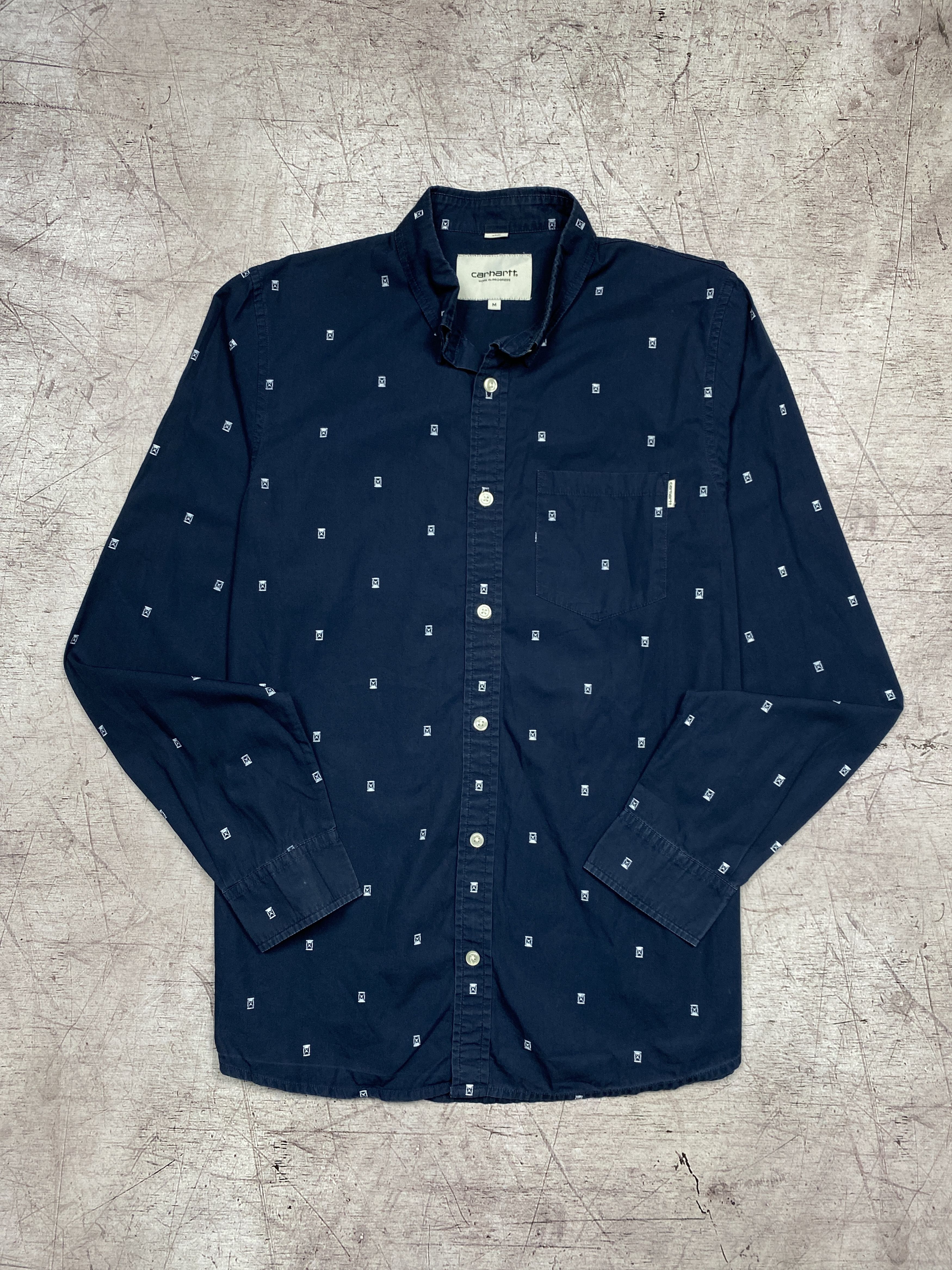 Carhartt Carhartt WIP Mens Sandclock Long Sleeve Shirt Y2K Size US M / EU 48-50 / 2 - 1 Thumbnail