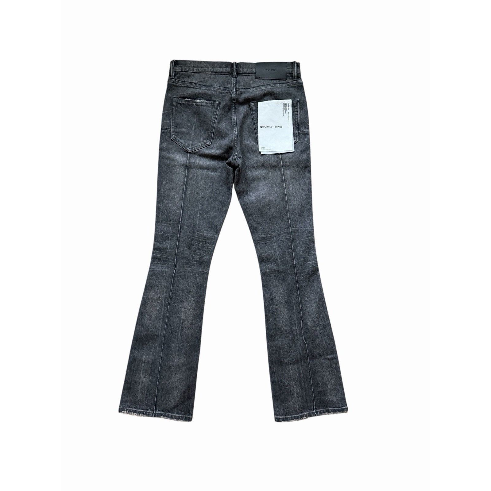 Purple Brand Purple Brand Jeans Men Flare Black P004 Size 30/32 Size US 30 / EU 46 - 4 Thumbnail