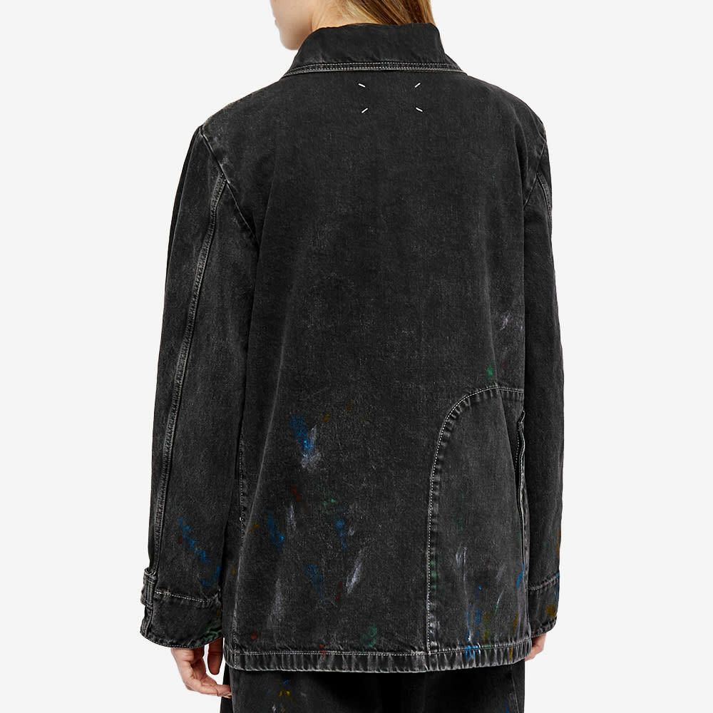 Maison Margiela o1y0625 Denim Jacket in Black Size S / US 4 / IT 40 - 4 Thumbnail