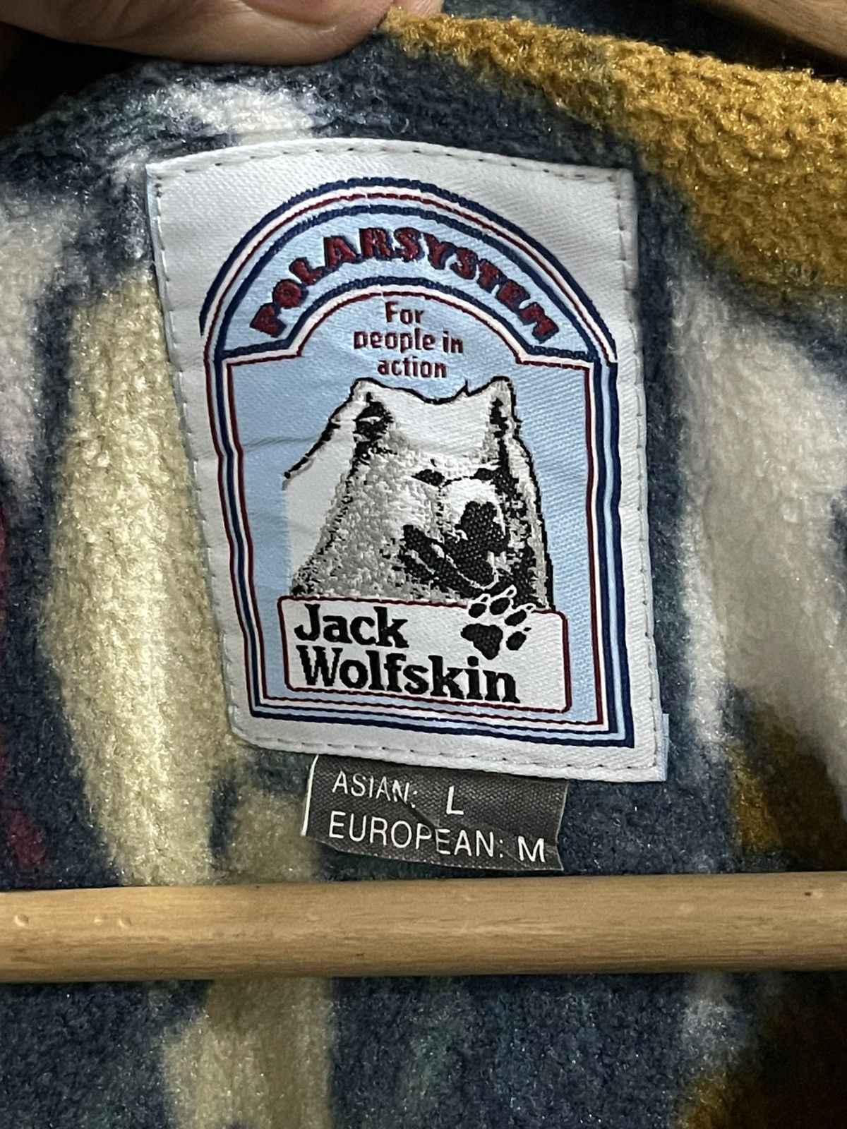 Jack Wolfskin Vintage Jack Wolfskin Fleece Half Zipper Jacket Size US L / EU 52-54 / 3 - 12 Thumbnail