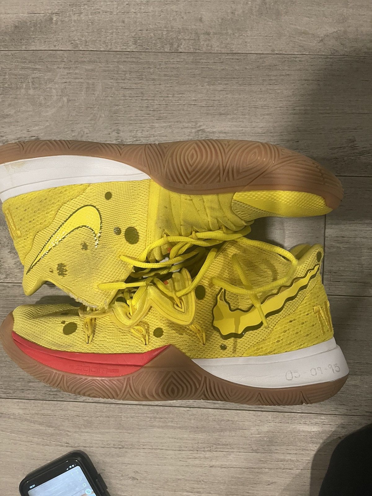 And Patrick Shoes Basketball Shoes Kyrie X Spongebob Release