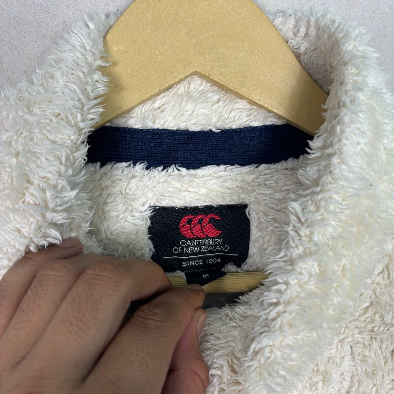 Canterbury of New Zealand Vintage 90s Canterbury of New Zealand Sherpa Half Zip Jacket Size US M / EU 48-50 / 2 - 4 Thumbnail