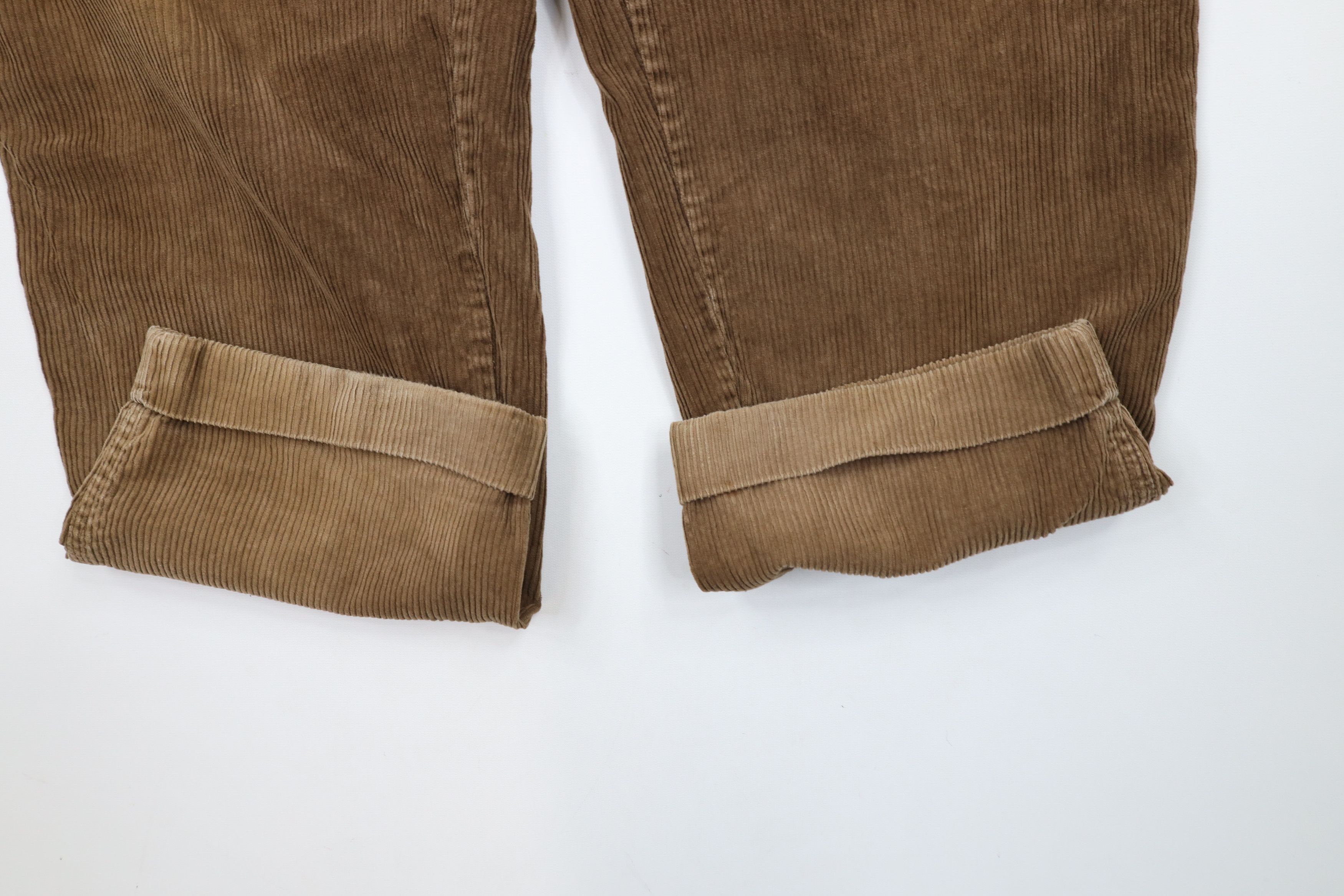 Vintage Vintage 90s Streetwear Cuffed Wide Leg Corduroy Pants Size US 36 / EU 52 - 5 Thumbnail