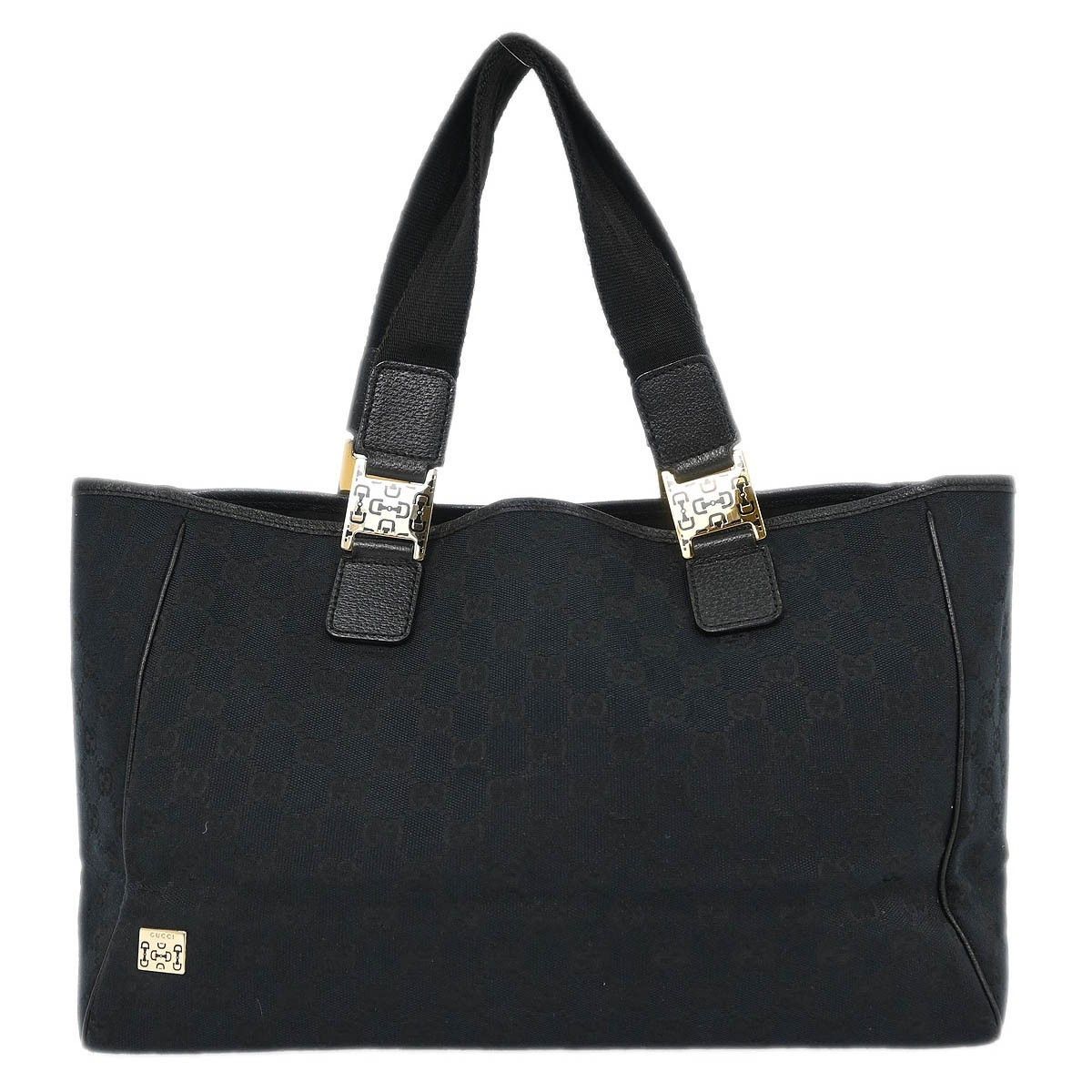 Gucci Gucci Web Handle Buckle Tote GG Canvas Size ONE SIZE - 1 Thumbnail