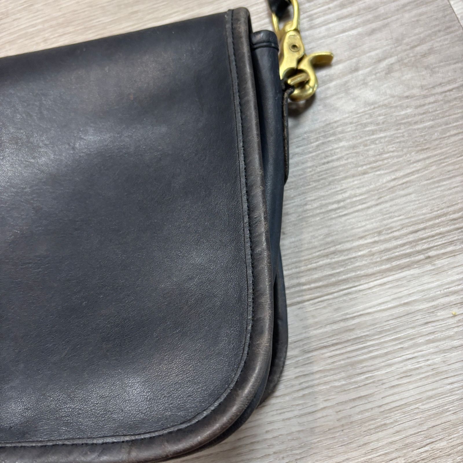 Coach × Vintage VTG Coach 933-9514 Penny Pocket Clasp Front Crossbody Bag Size ONE SIZE - 14 Thumbnail