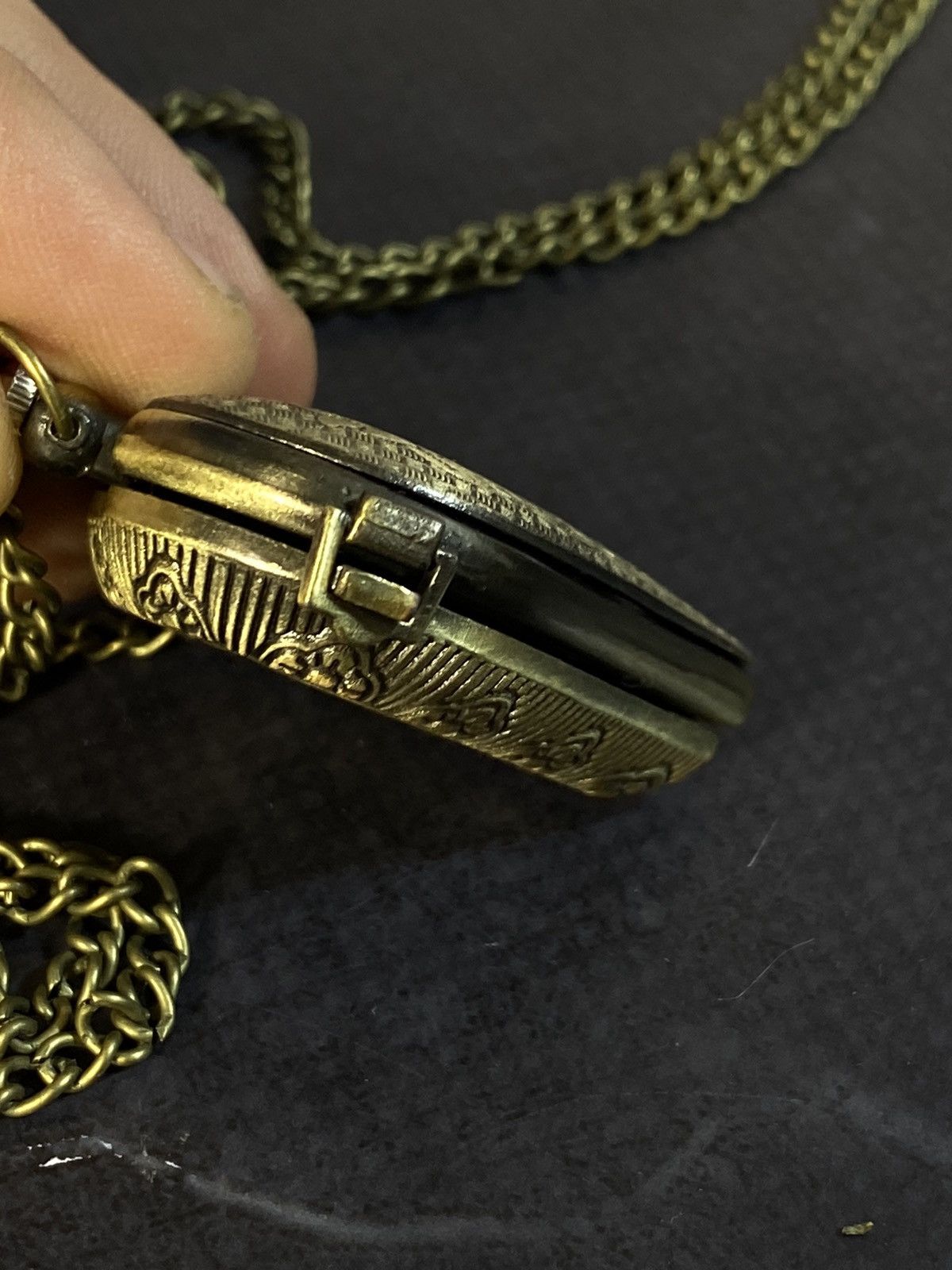 Jewelry × Vintage Vintage Heart-Shaped Pocket Watch Japanese Brand Size ONE SIZE - 7 Thumbnail