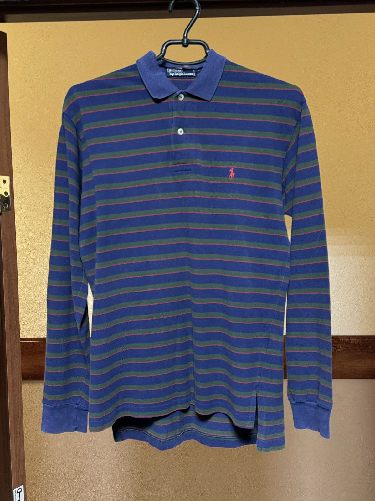 Ralph Lauren Vintage Ralph Lauren Polo Rugby Longsleeve Striped Size US M / EU 48-50 / 2 - 2 Thumbnail