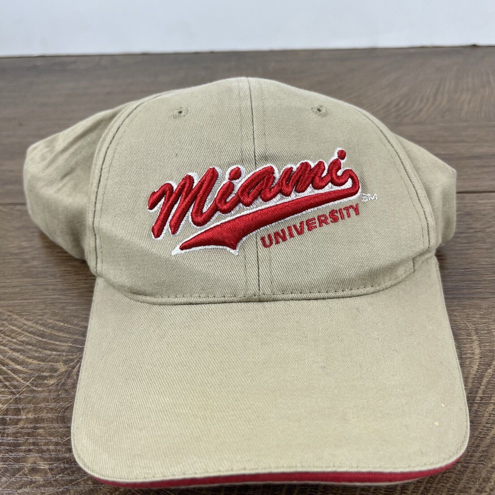 Other Miami Redhawks Hat Miami University Brown Cap Adjustable Bro Size ONE SIZE - 3 Thumbnail