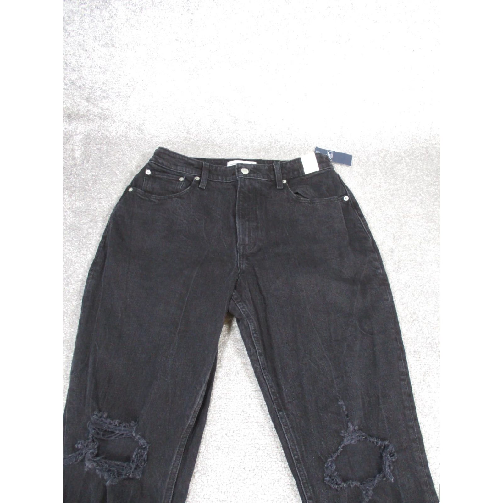 Abercrombie & Fitch Abercrombie & Fitch Jeans Womens 30 High Rise Mom Black Denim New Size 30" / US 8 / IT 44 - 3 Thumbnail