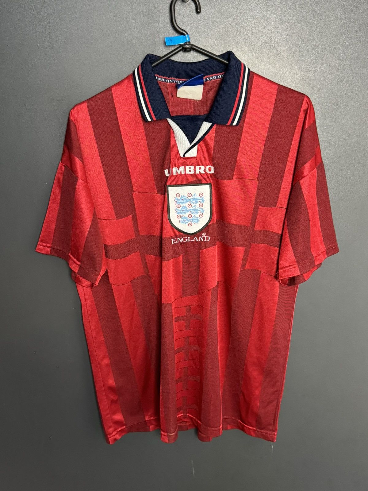 Umbro England National Team 97/99 Away Football Jersey T-Shirt Size US L / EU 52-54 / 3 - 1 Thumbnail