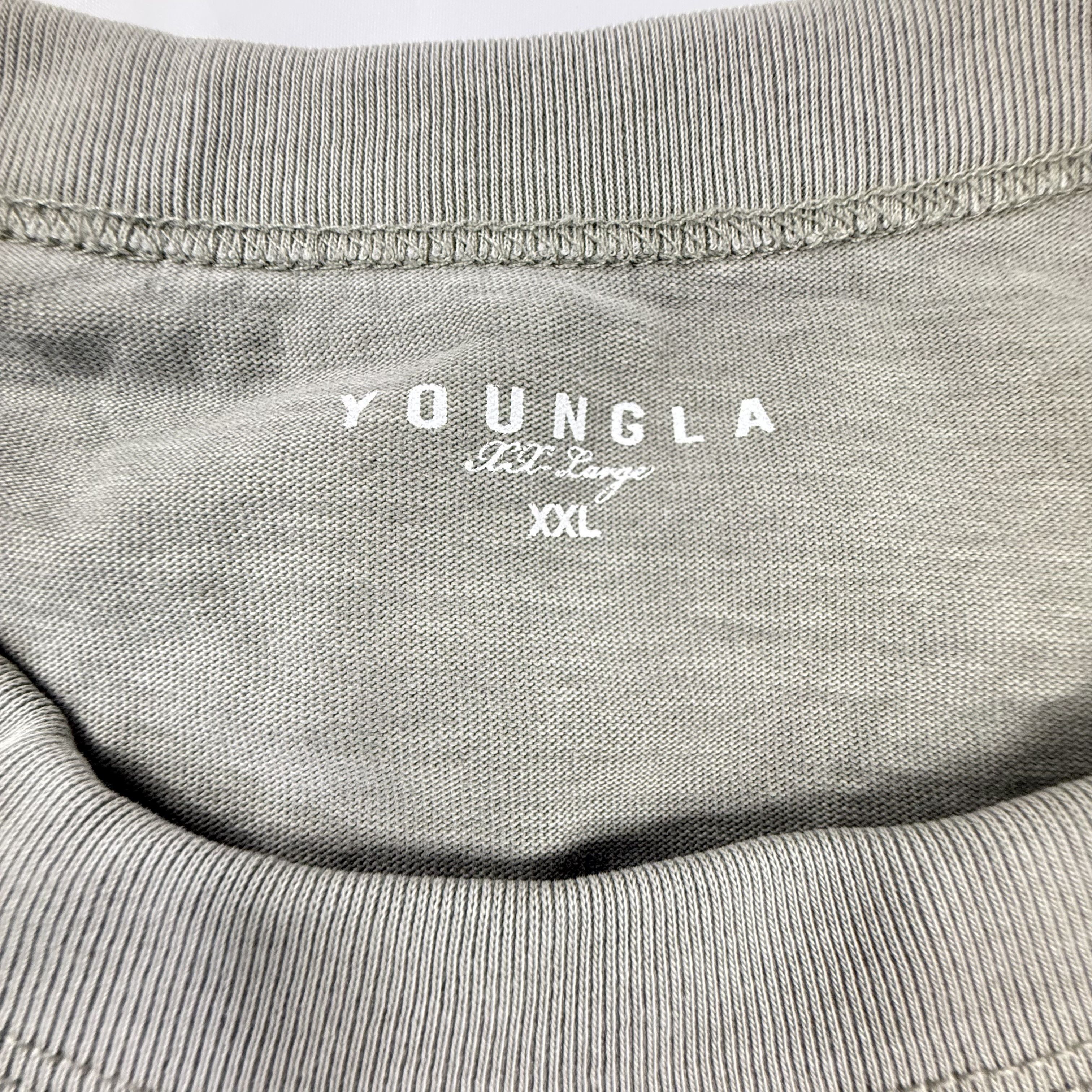 YoungLA YoungLA 472 Sage Wash T-Shirt Mens XXL New With Tags Cotton Size US XXL / EU 58 / 5 - 6 Thumbnail