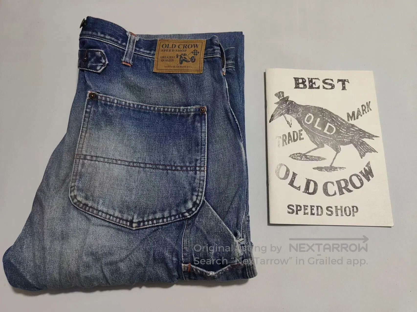 Oldblue Co. Oldcrow Speed Shop Vintage Jeans. Size US 30 / EU 46 - 2 Thumbnail