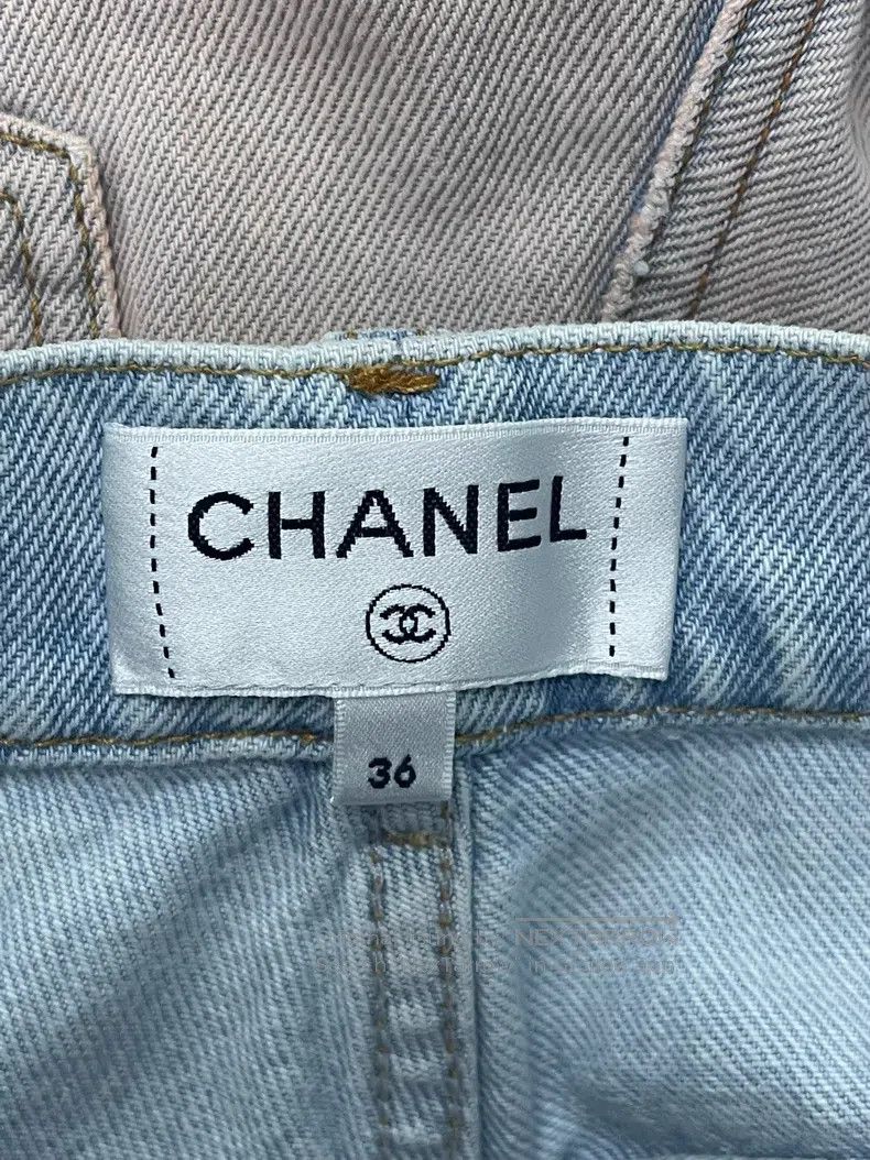 Chanel Chanel Orange gradient wide-leg jeans Size 24" / US 00 / IT 34 - 4 Thumbnail