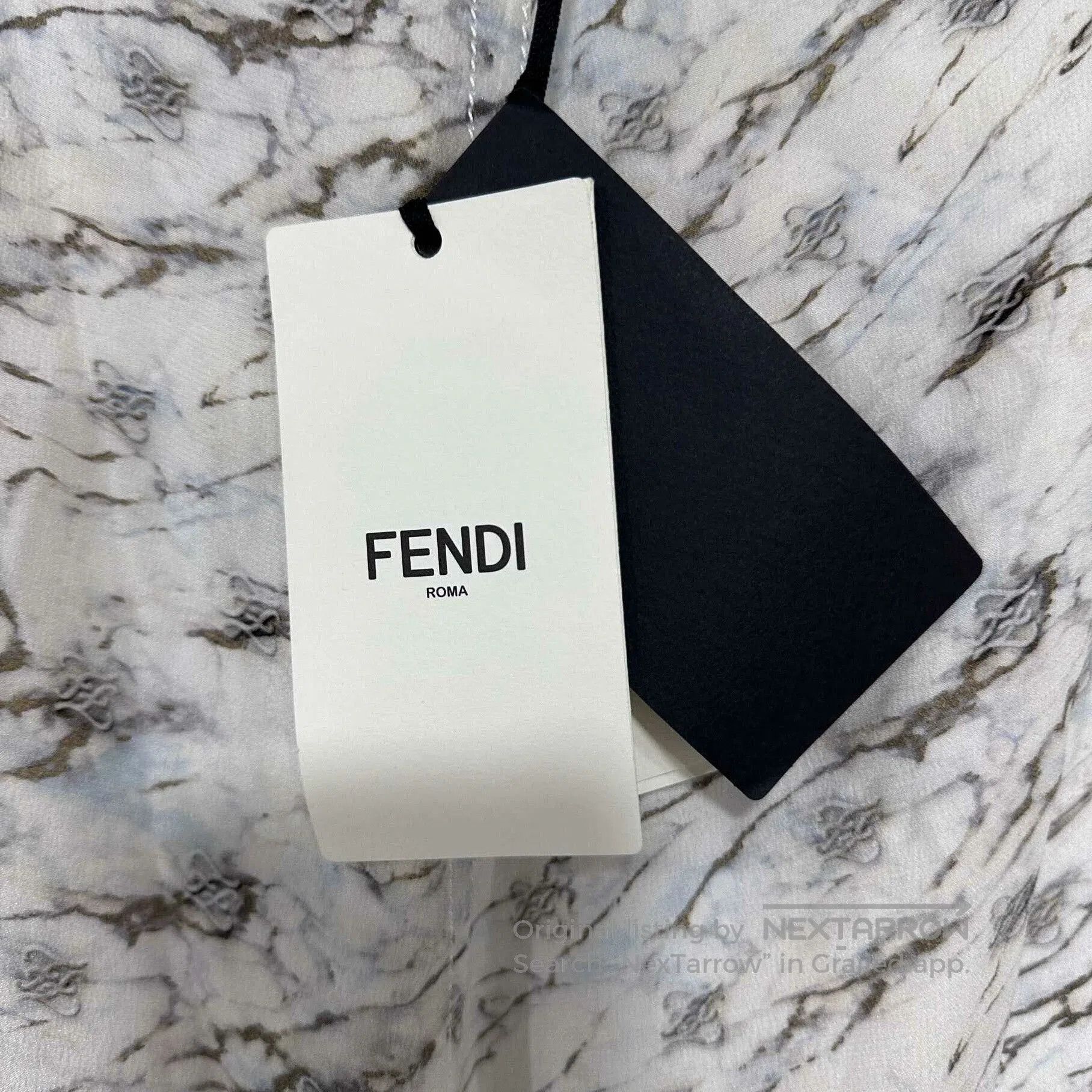 Fendi FENDI Silk Floral Print Midi Skirt. Size US 40 / EU 56 - 4 Thumbnail