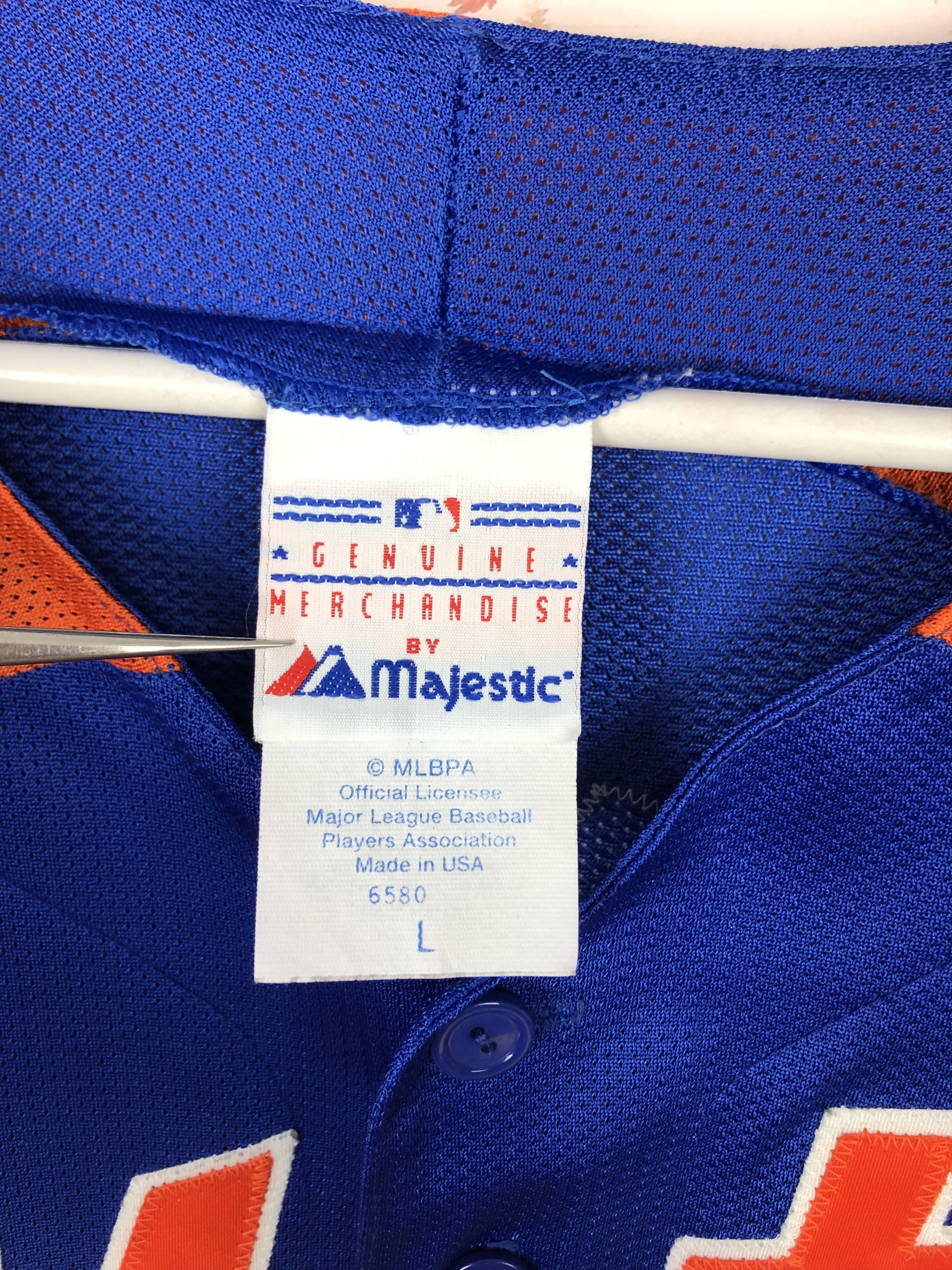 Vintage Vintage 90's Bobby Bonilla New York Mets Jersey Mens MLB Size US L / EU 52-54 / 3 - 9 Thumbnail