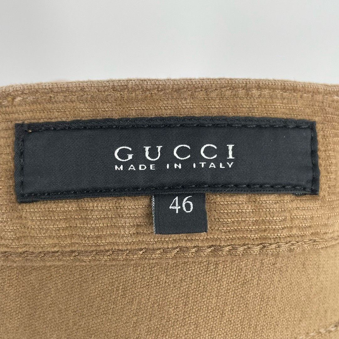 Gucci Gucci khaki corduroy long Nextarrow-2412 Size US 30 / EU 46 - 5 Thumbnail