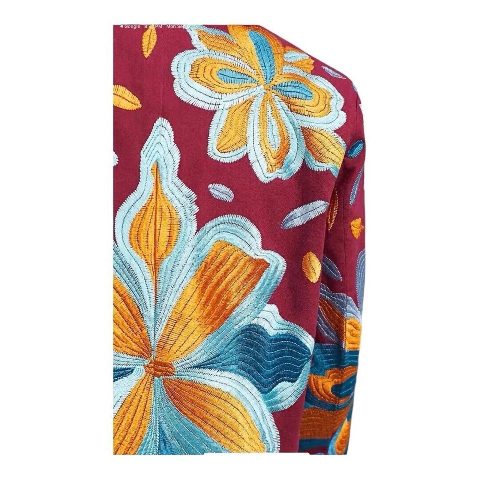 Anthropologie Anthropologie Embroidered Blazer Size XS / US 0-2 / IT 36-38 - 3 Thumbnail