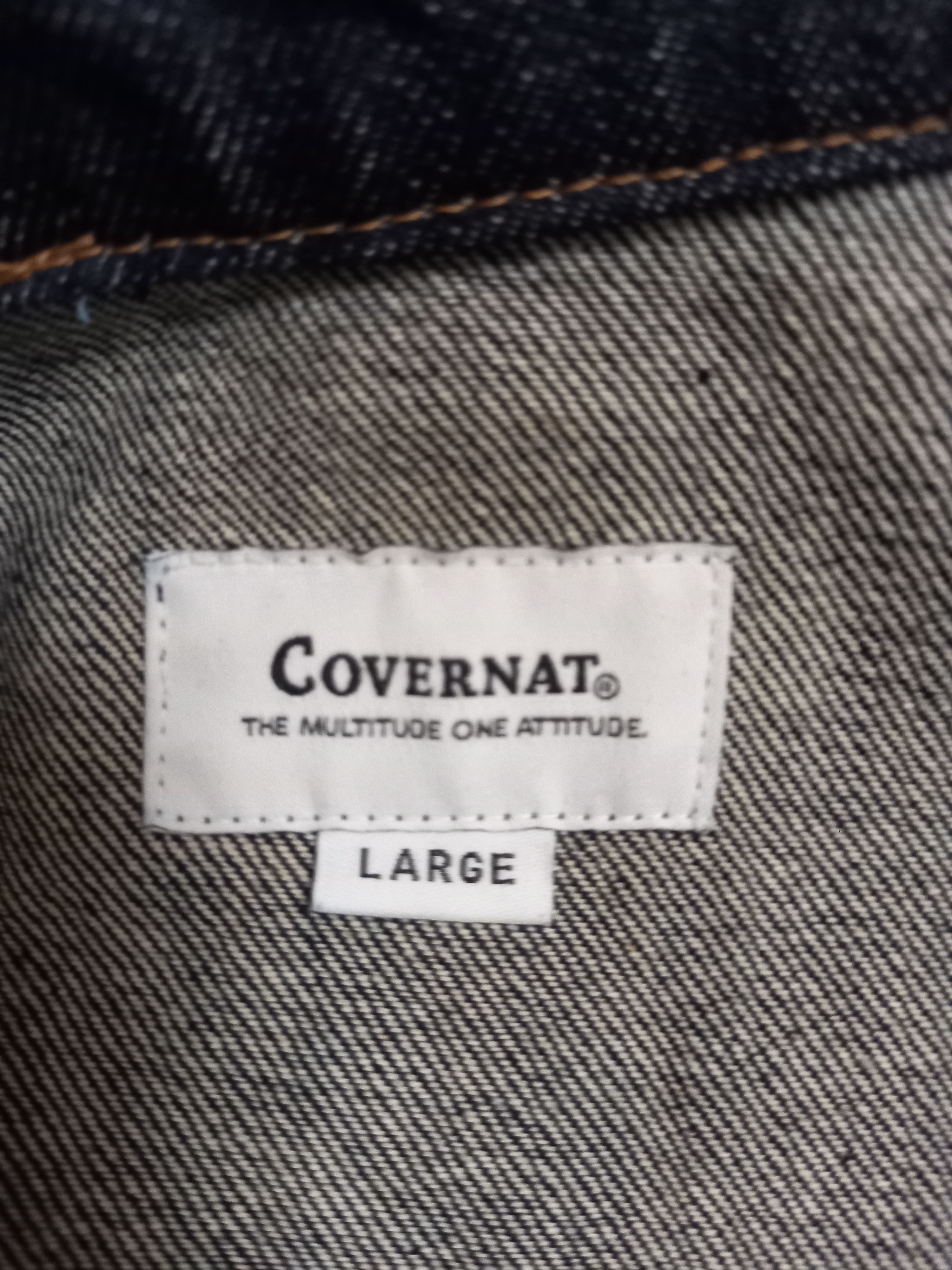 COVERNAT NWOT Covernat Type II Heavy Denim Jacket - Blue (Fits M/S) Size US M / EU 48-50 / 2 - 7 Thumbnail