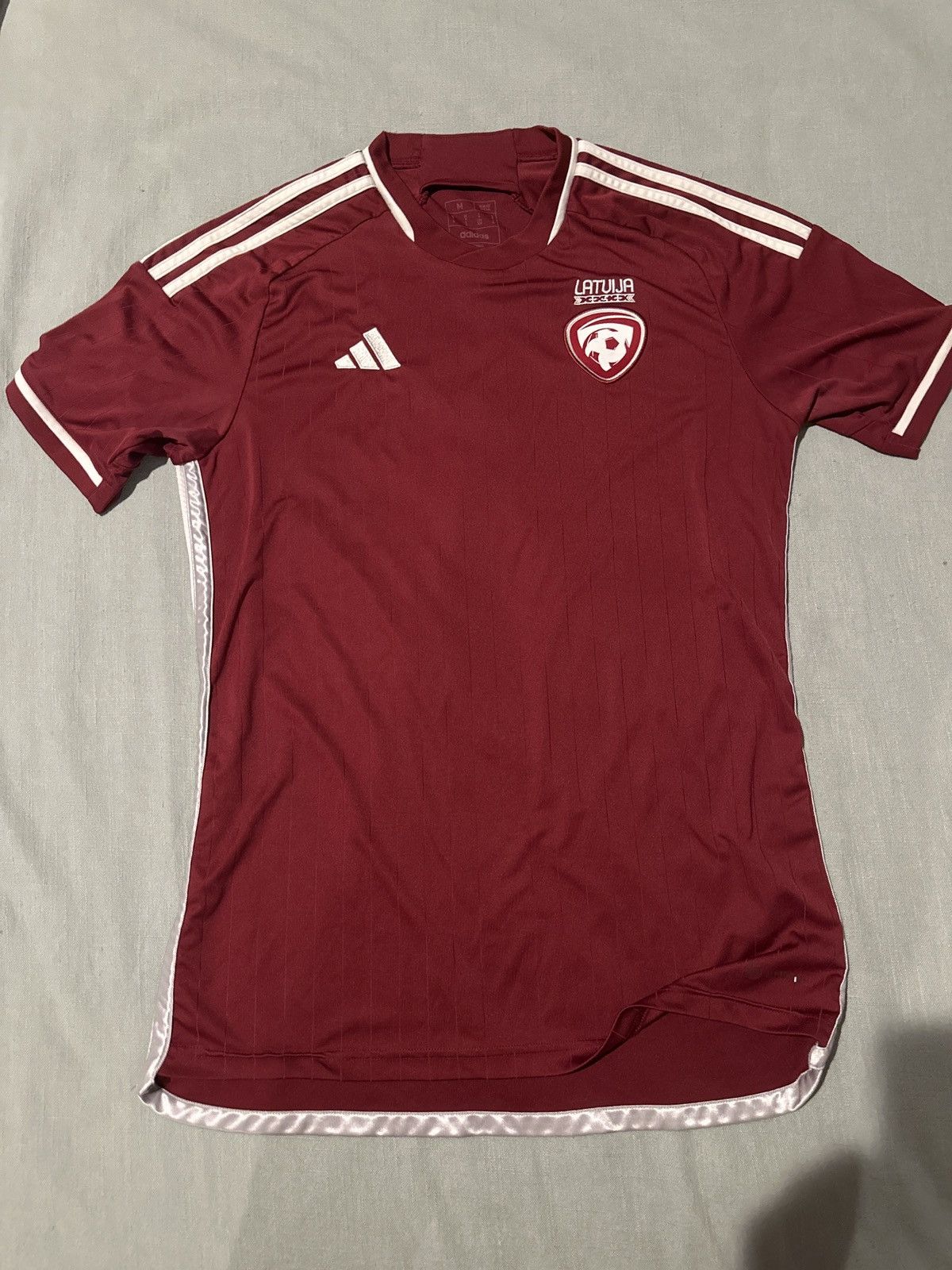 Adidas Latvia Jersey Size US M / EU 48-50 / 2 - 1 Thumbnail