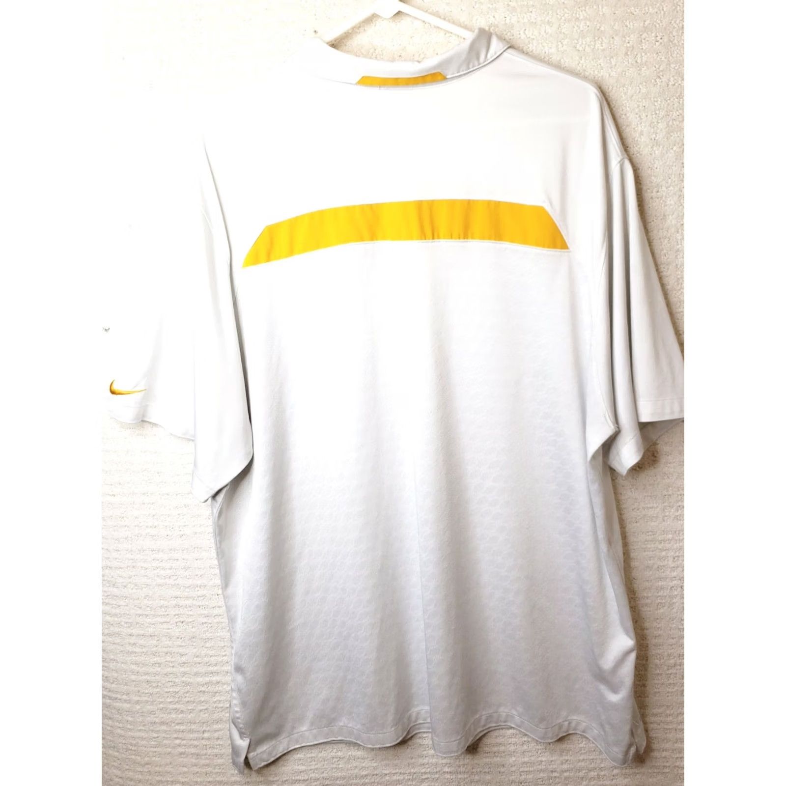 Nike Nike Georgia Tech Yellow Jackets Polo Shirt Men 2XL White Short Sleeve Size US XXL / EU 58 / 5 - 7 Thumbnail