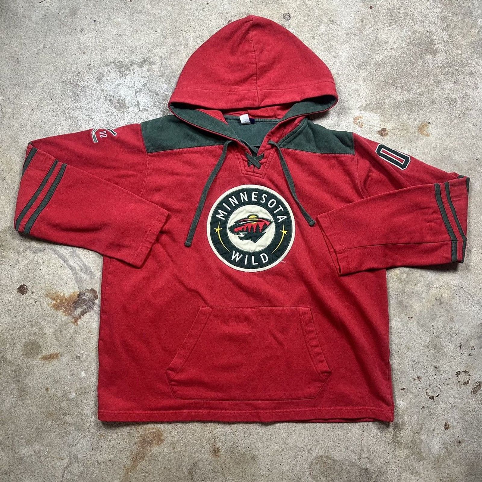 NHL VTG Red NHL Minnesota Wild Hockey Sweatshirt Size XL Size US XL / EU 56 / 4 - 1 Thumbnail