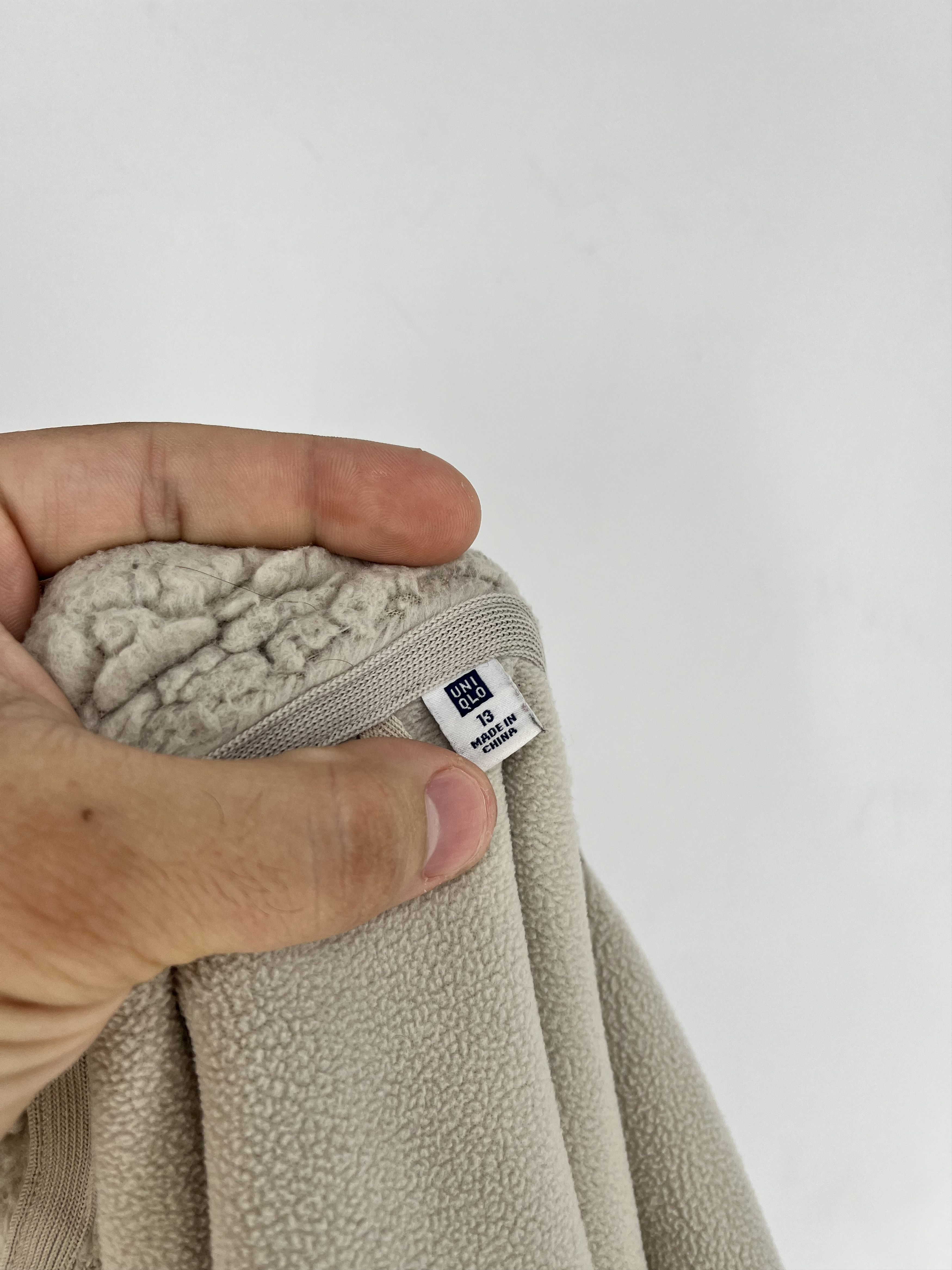 Japanese Brand × Uniqlo Vintage Y2K Uniqlo Sherpa White High Pile Fleece Size S / US 4 / IT 40 - 8 Thumbnail