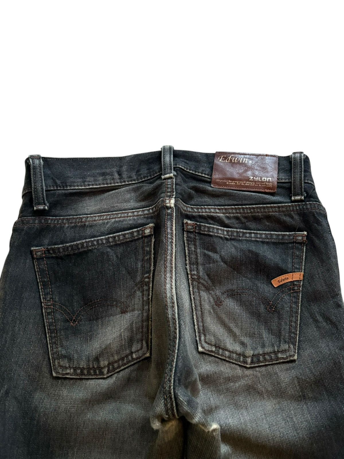 Edwin × Japanese Brand Vintage Japanese Edwin Zylon Mud Wash Jeans Size US 30 / EU 46 - 9 Thumbnail