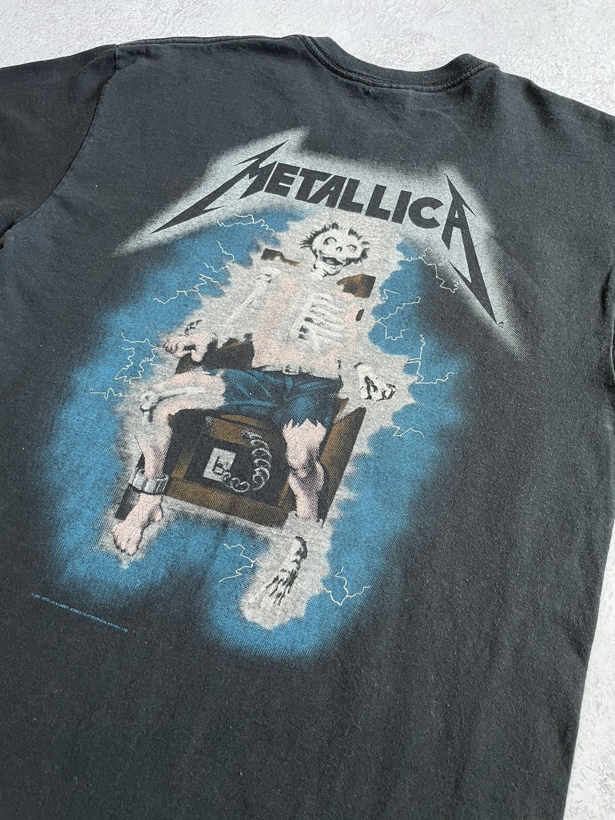 Band Tees Vintage Metallica Ride The Lightning 2007 T- Shirt Y2K Size US M / EU 48-50 / 2 - 7 Thumbnail