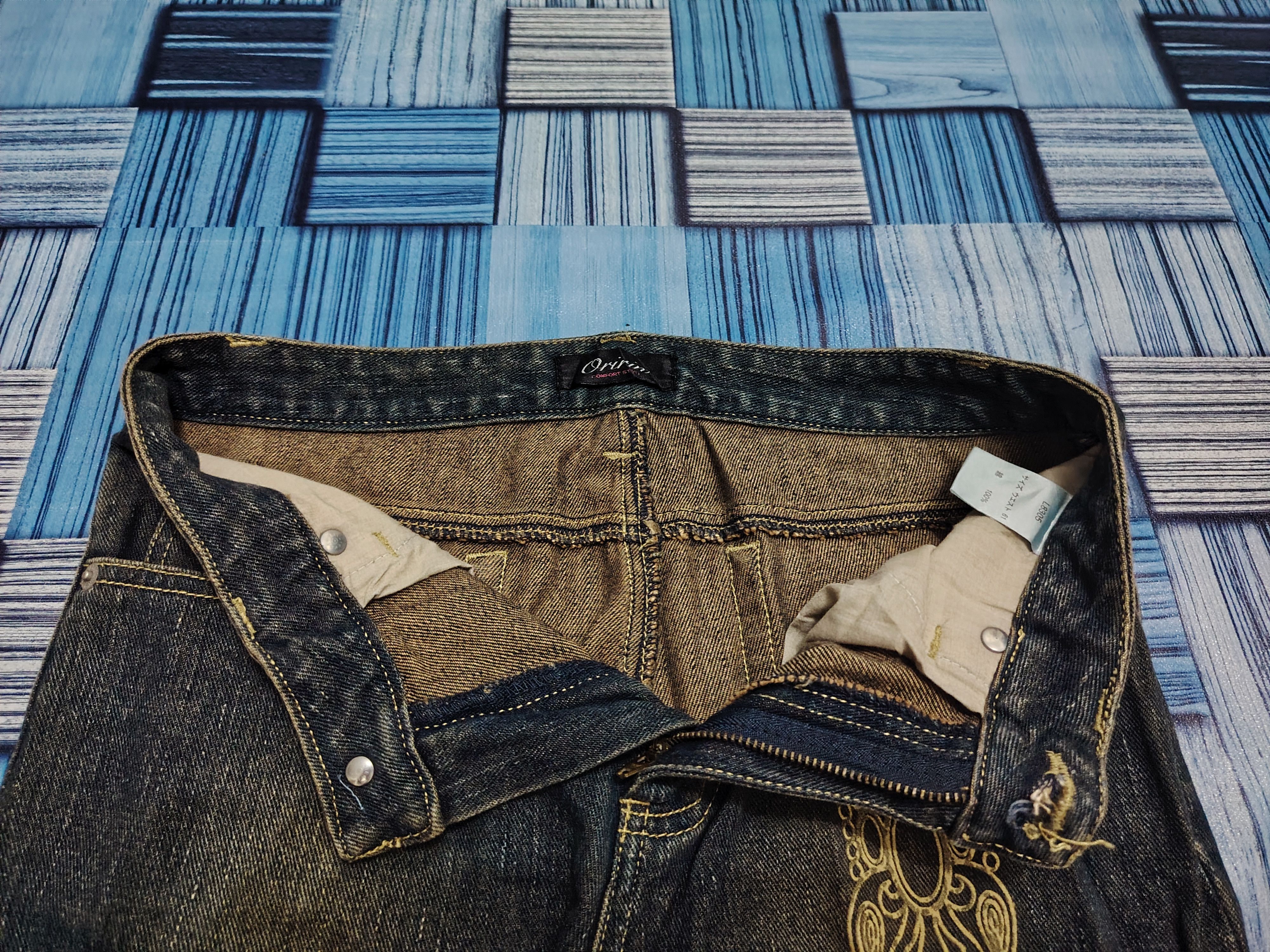 Le Grande Bleu (L.G.B.) 💥Rare design💥 Oririn Japan Bootcut Flared Jeans Size 26" / US 2 / IT 38 - 10 Thumbnail