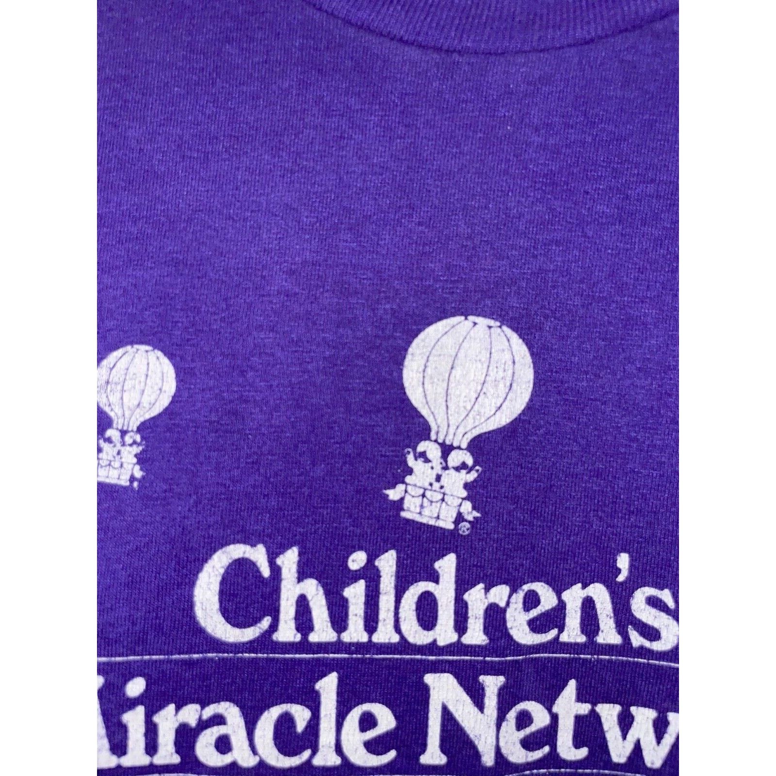 Hanes Vintage Childrens Miracle Network Shirt National Jewish Size US XL / EU 56 / 4 - 5 Thumbnail