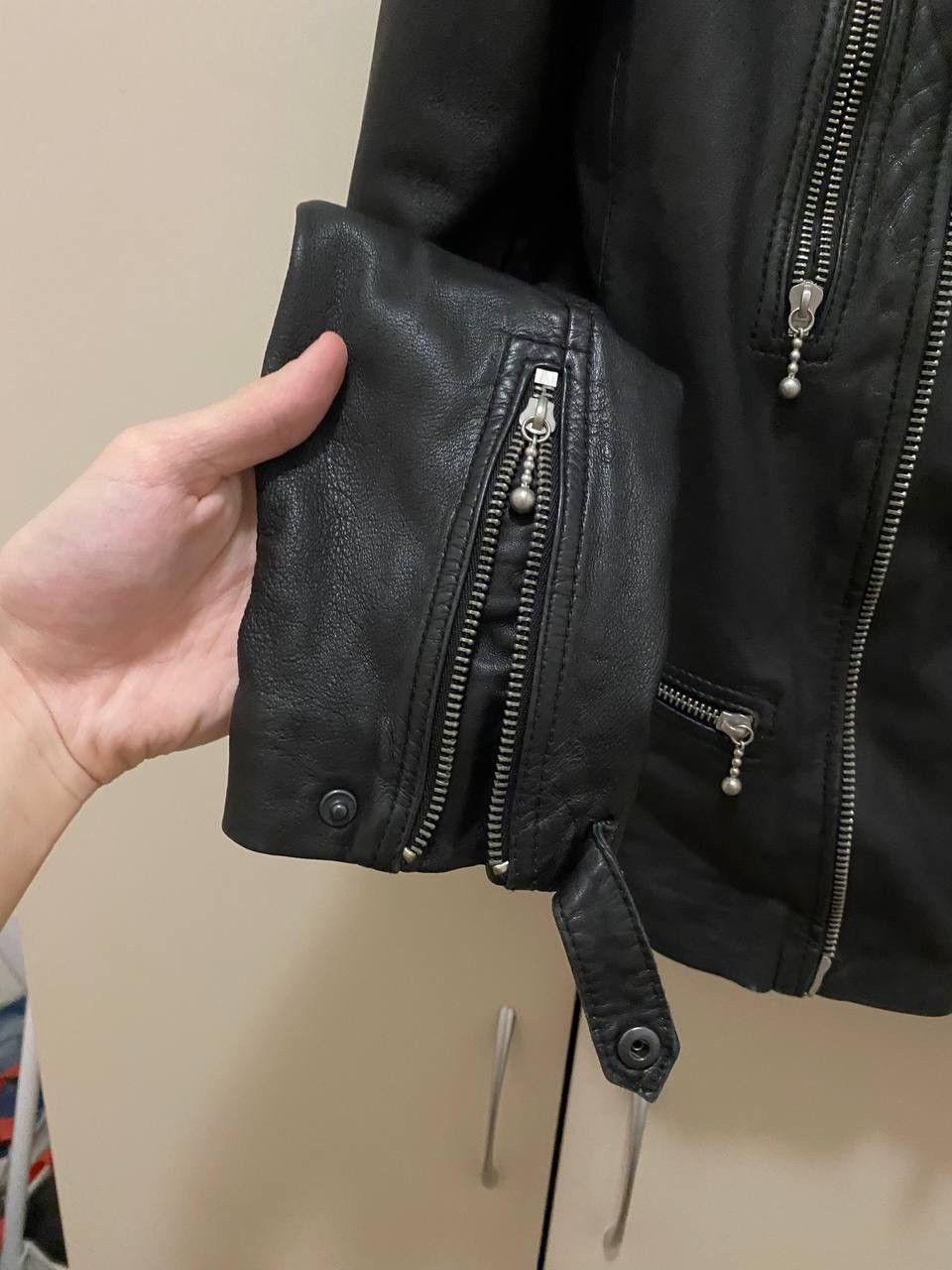 Allsaints Allsaints leather jacket overshirt streetwear hype Size US S / EU 44-46 / 1 - 7 Thumbnail