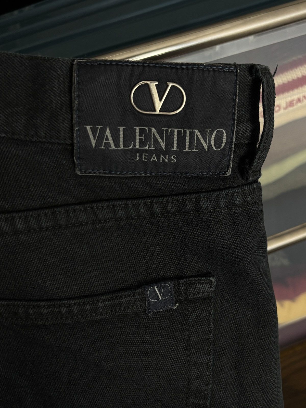 Valentino Valentino Jeans Straight Black Vintage Pants Size US 38 / EU 54 - 8 Thumbnail