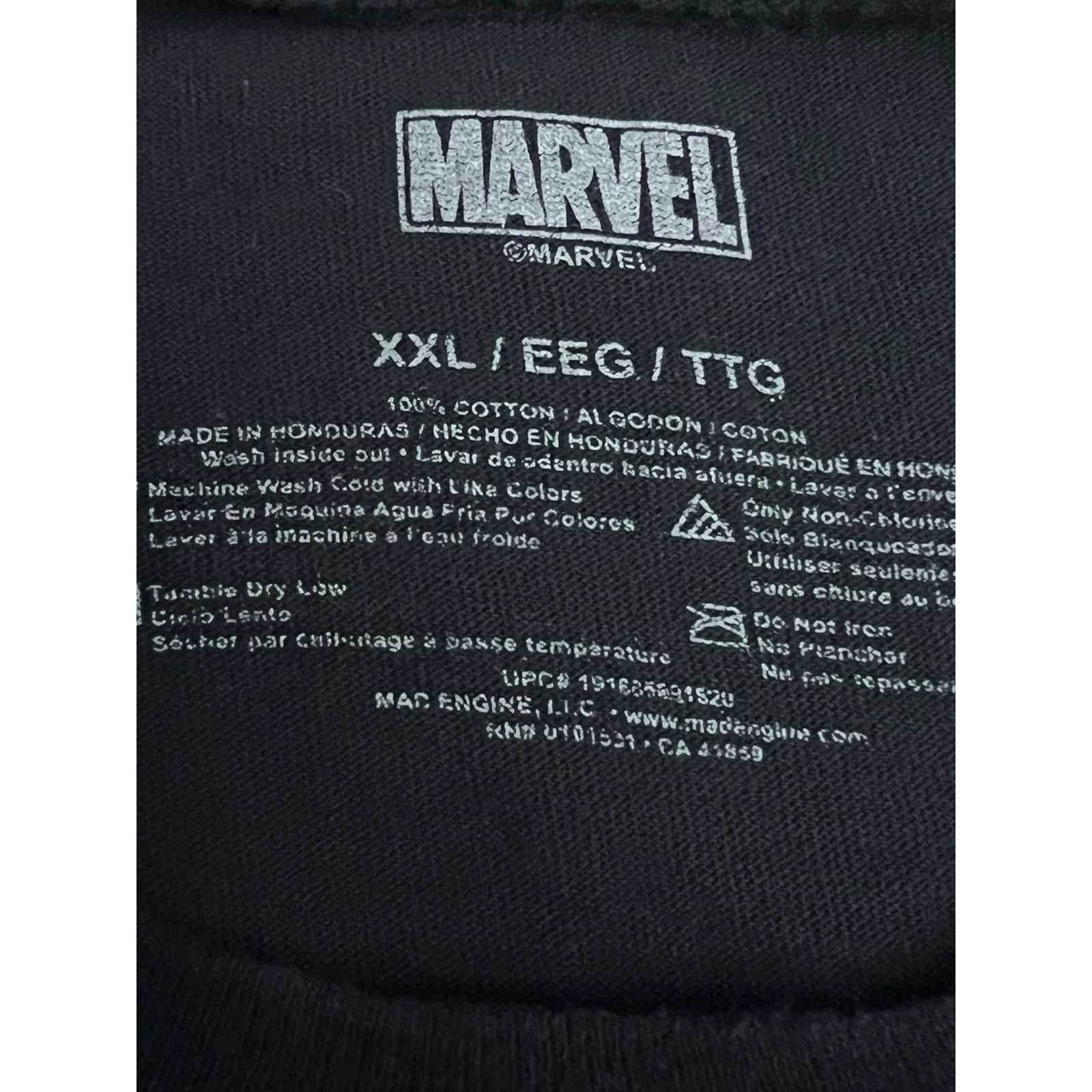 Marvel Comics Marvel Comics Retro Globe Logo T-Shirt XXL Black Est. 1939 Size US XXL / EU 58 / 5 - 3 Thumbnail