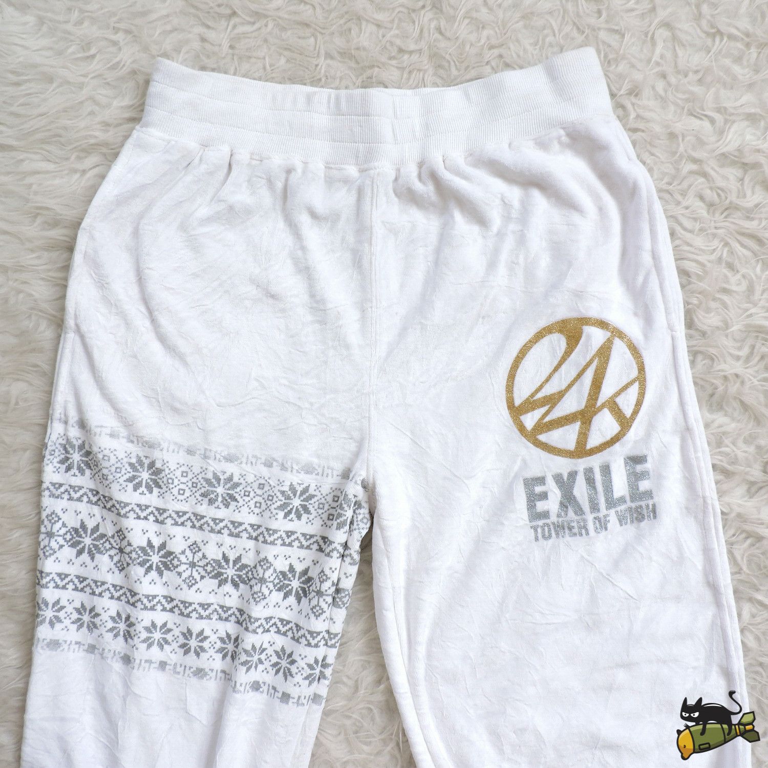 Japanese Brand 24 KARATS STAY GOLD 'EXILE TOWER OF WISH' SWEATPANTS Size US 32 / EU 48 - 2 Thumbnail