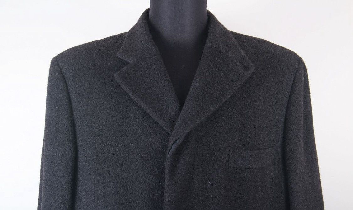Hermes Hermes Cashmere Leather Trim Panel Heavy Coat Size US L / EU 52-54 / 3 - 3 Thumbnail