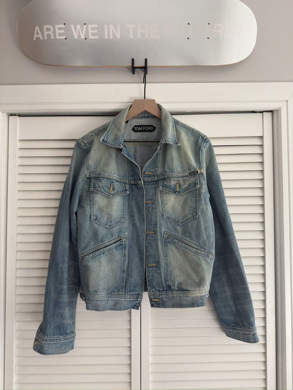 Tom Ford Rare Sample – No Button Selvedge Denim Jacket