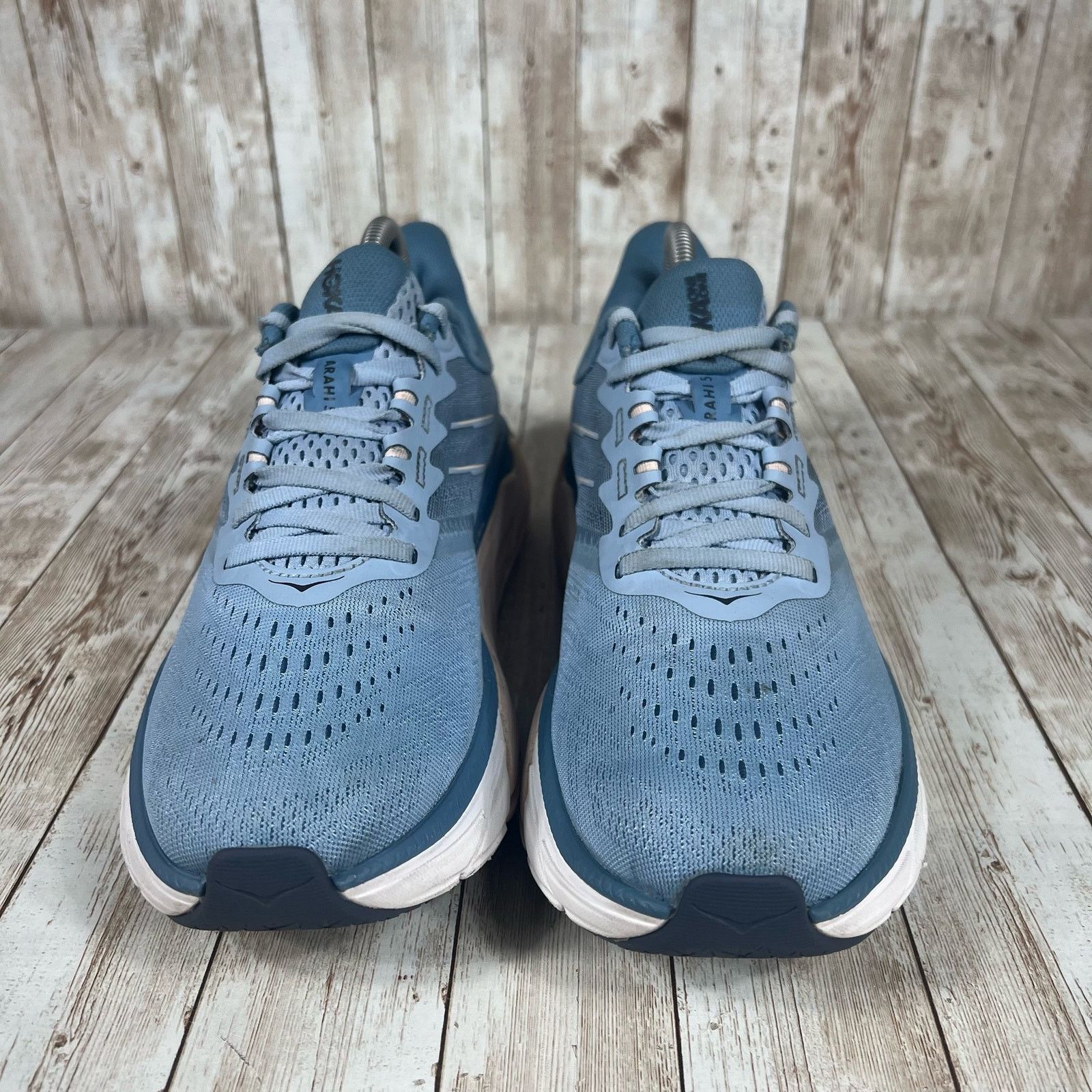Hoka Hoka one one Arahi 5 Womens 9 running shoes blue Size US 9 / IT 39 - 4 Thumbnail